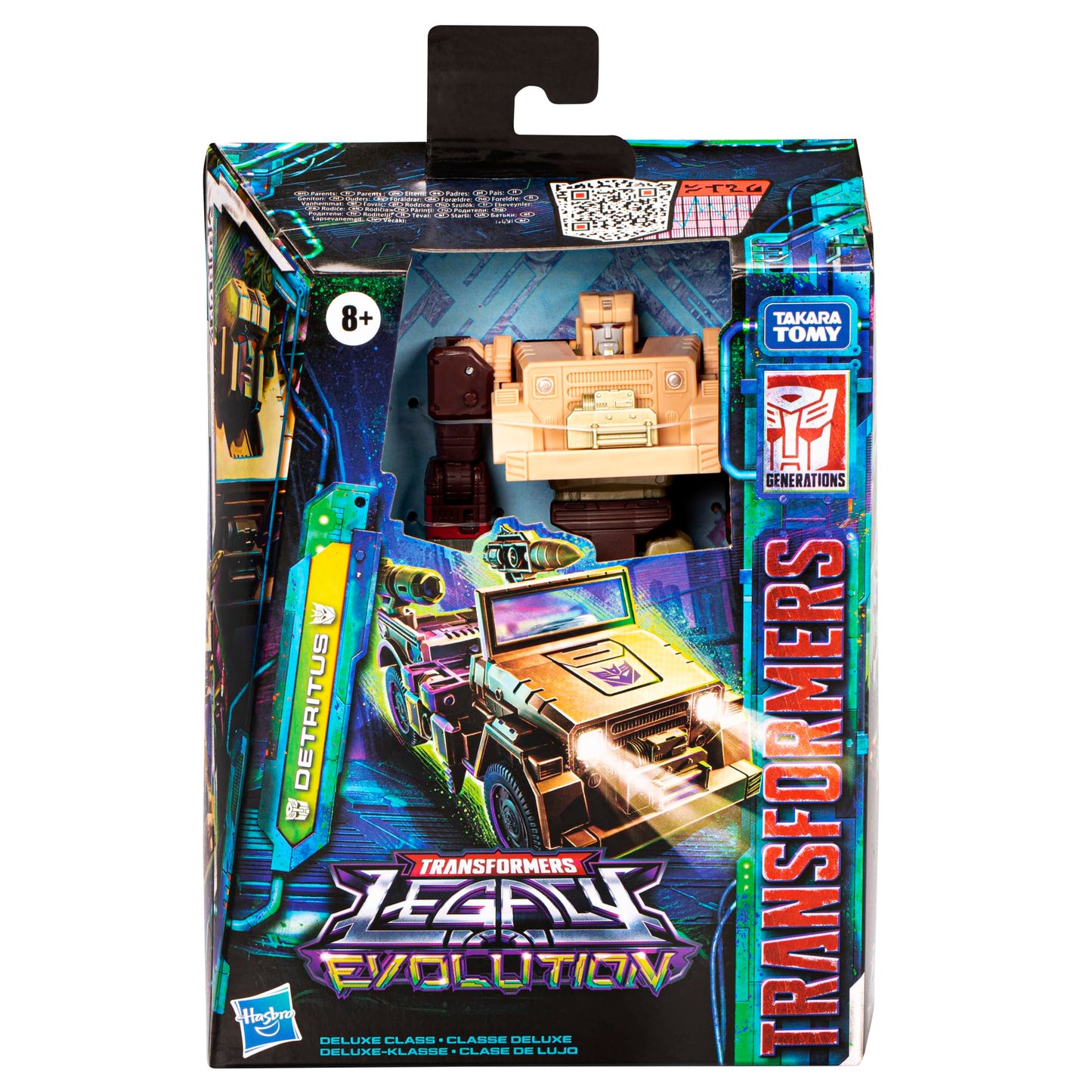 Hasbro Transformers Legacy Evolution Detritus Deluxe Action Figure – 5.5-inch, 8+