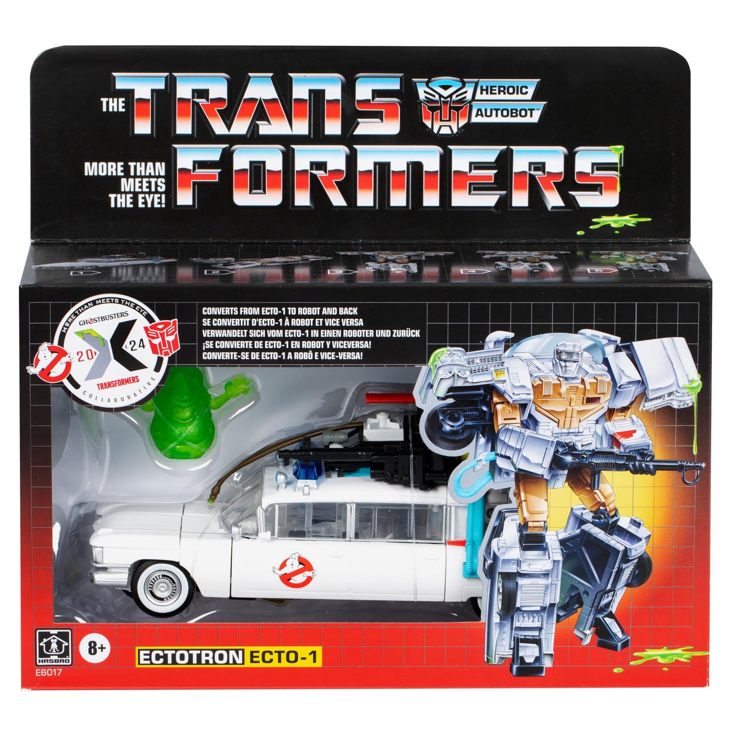 Hasbro Transformers Ghostbusters Ectotron Figure – Ecto-1 Autobot Mash-Up (22-Step Conversion)