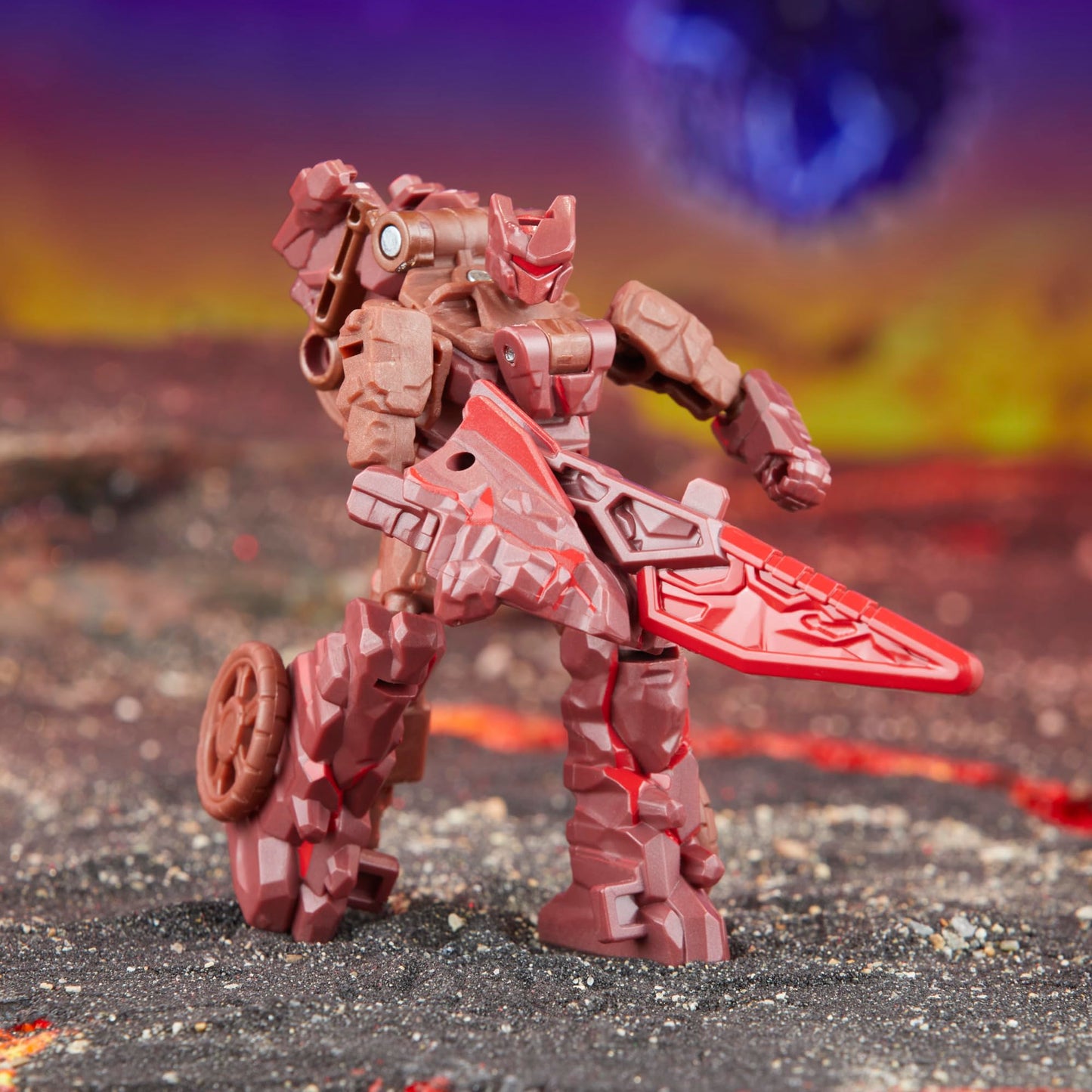 Transformers Legacy United Core Class Infernac Bouldercrash – 3.5-Inch Armorizer Figure | Hasbro