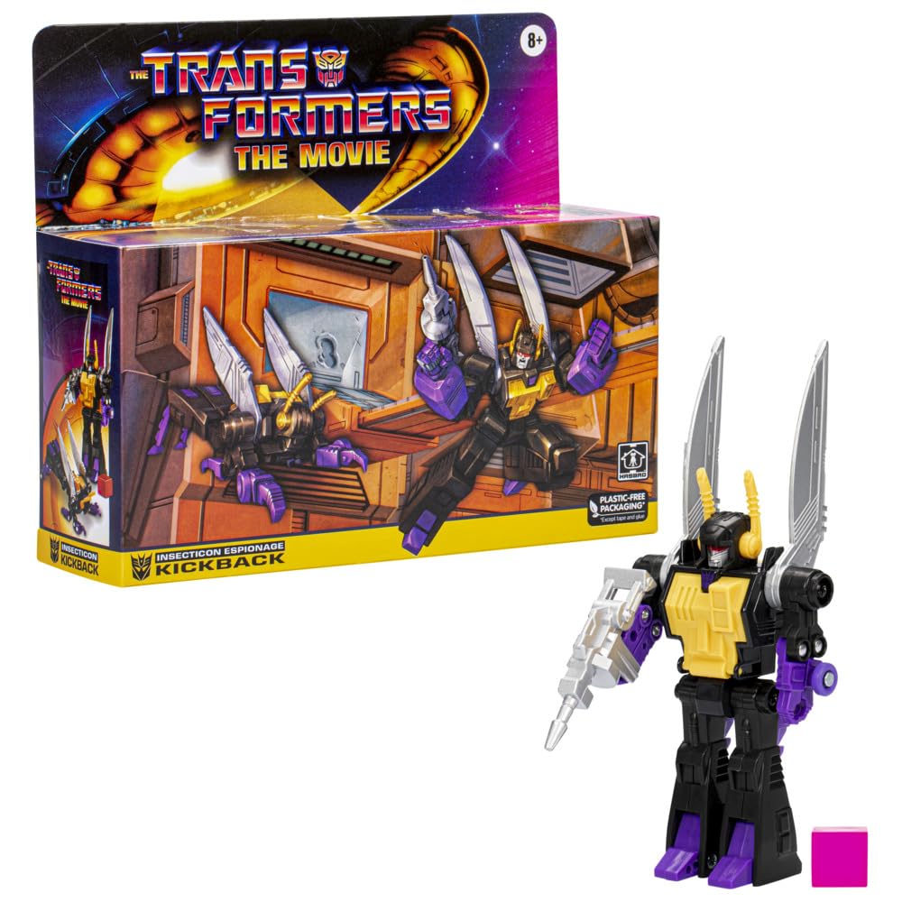 Transformers The Movie 4 Inch Action Figure Retro Kickback – Hasbro
