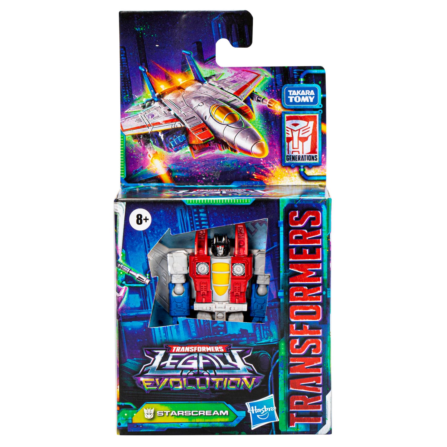 Hasbro Transformers Legacy Evolution Core Starscream Toy — 3.5-Inch Action Figure for Ages 8+