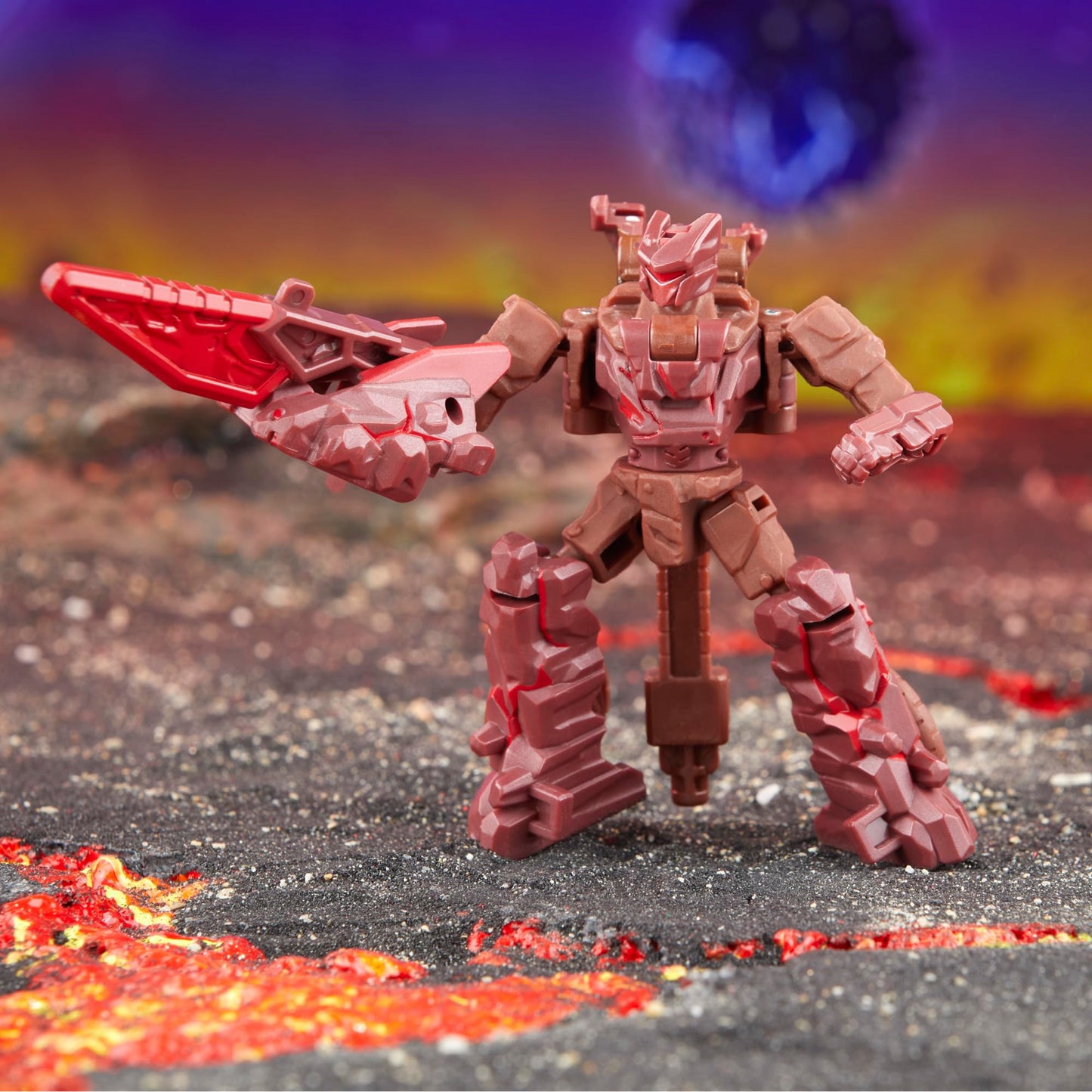 Transformers Legacy United Core Class Infernac Bouldercrash – 3.5-Inch Armorizer Figure | Hasbro