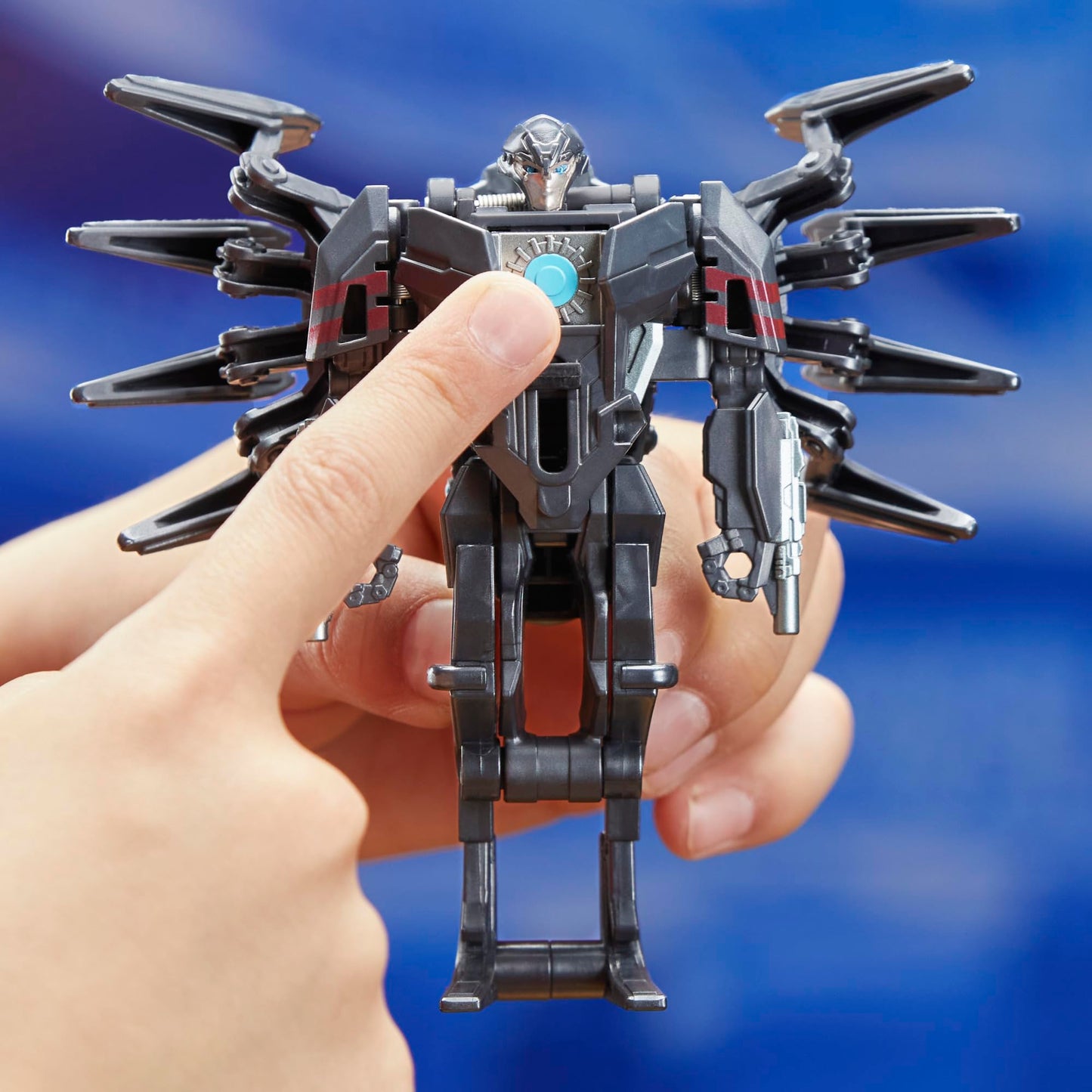 Hasbro Transformers One Cog Changer Airachnid 4-Inch Robot Action Figure – 1-Step Conversion
