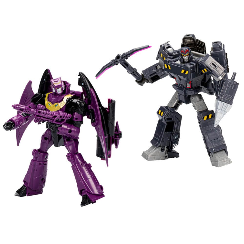 Transformers Rise of Tyranny 2-Pack: Miner Megatron & Senator Ratbat – 7-Inch Figures | Hasbro Amazon Exclusive