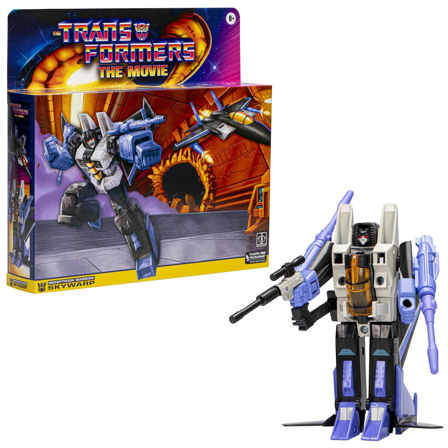 Transformers The Movie Retro Skywarp Action Figure – Hasbro G1 Collectible