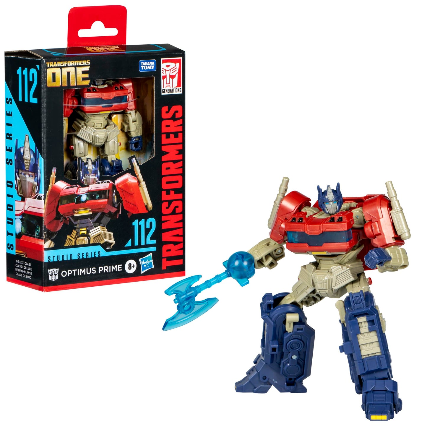 Hasbro Transformers Studio Series Deluxe Optimus Prime 4.5-inch Action Figure – 25-Step Robot to Truck