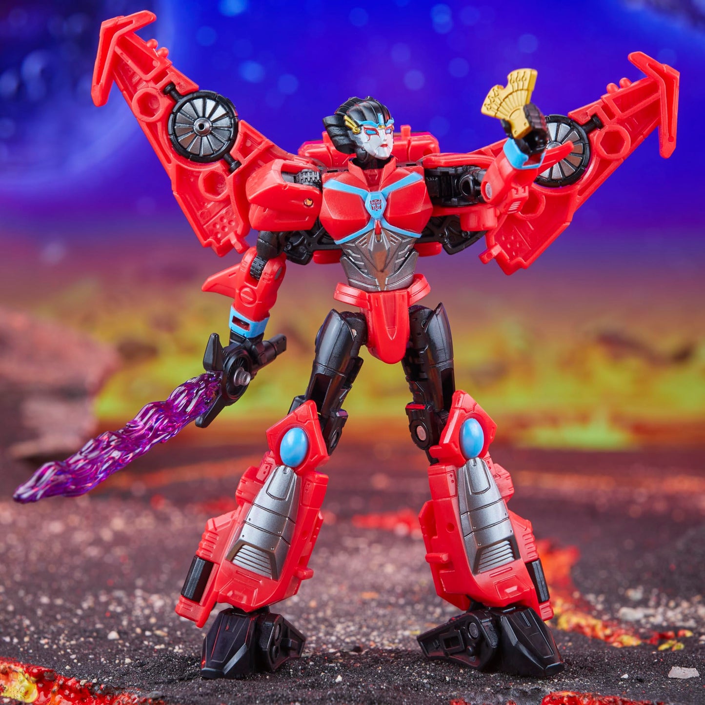 Transformers Legacy United Deluxe Class Cyberverse Universe Windblade 5.5-Inch Action Figure