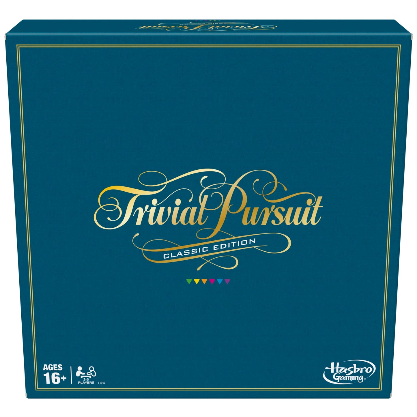 Hasbro Trivial Pursuit Classic Edition – Classic Trivia Game for 2-6 Players (Ages 16+)