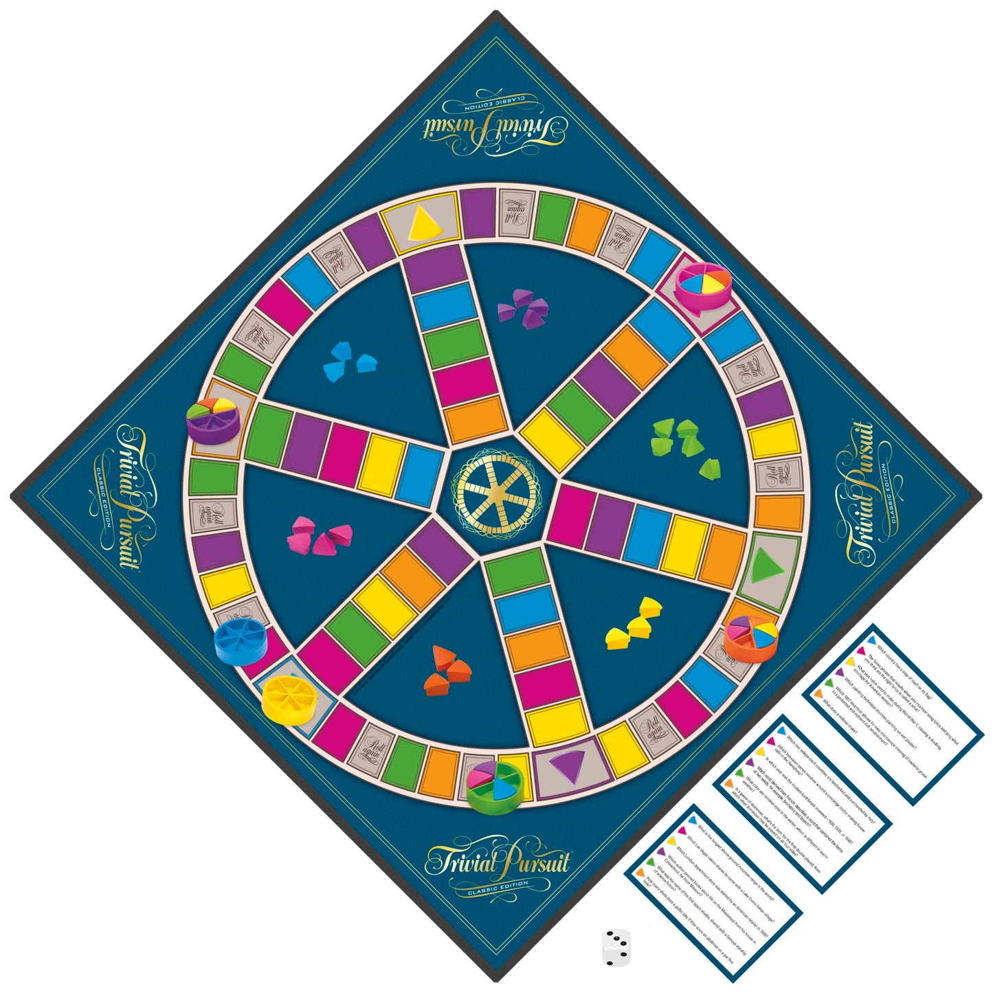 Hasbro Trivial Pursuit Classic Edition – Classic Trivia Game for 2-6 Players (Ages 16+)