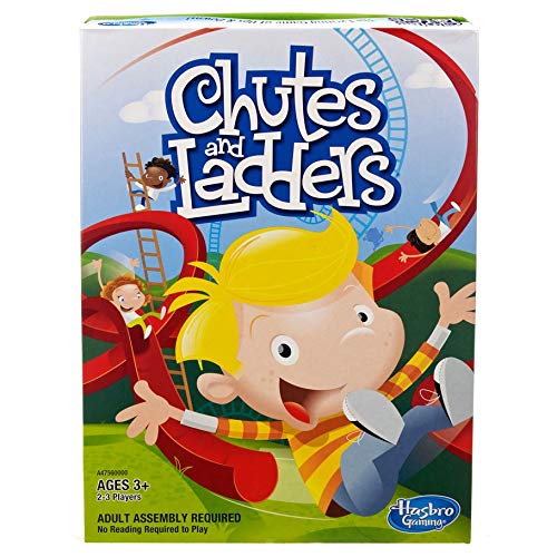 Hasbro Games Chutes & Ladders + Candy Land Bundle – 2 Classic Board Games