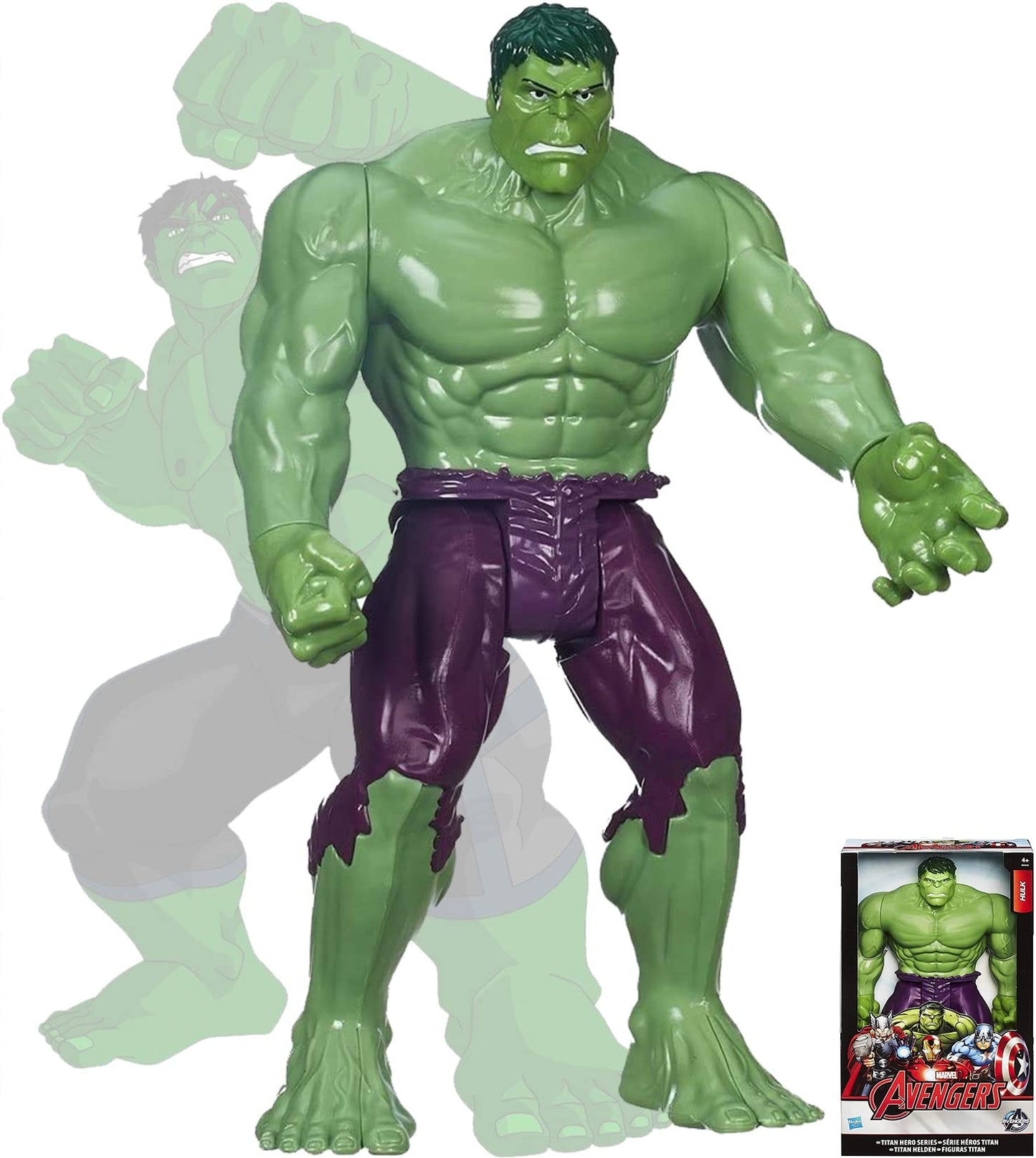 HasbroSeries Titans Hero Hulk 12-Inch Action Figure – Movie Edition