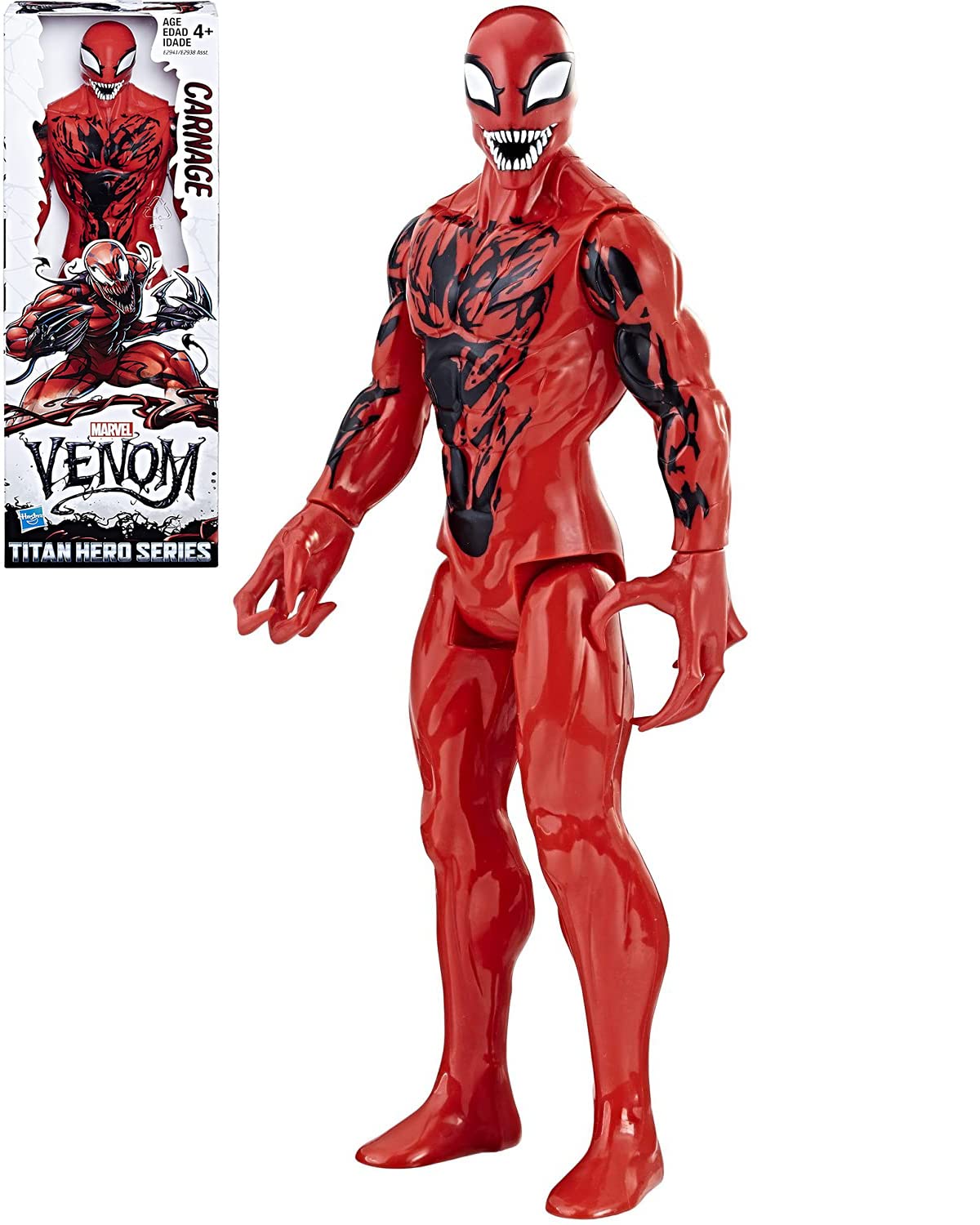 HASBROSERIES Titan Hero Series Carnage 12-Inch Action Figure – Venom