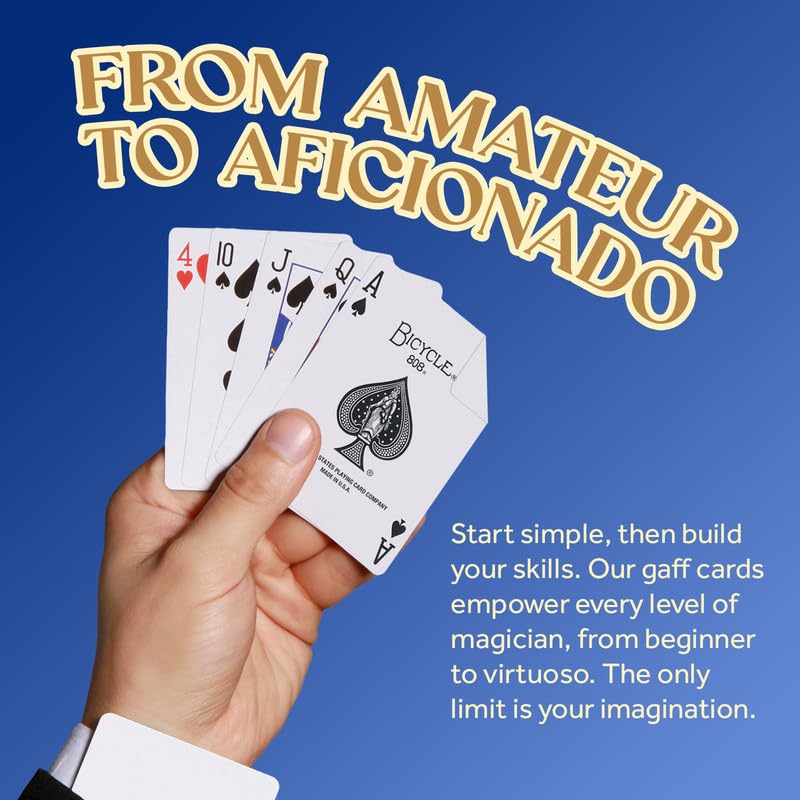 Hat Trick Magic Ultimate Mixed Gaff Deck – Bicycle Rider Back Cards