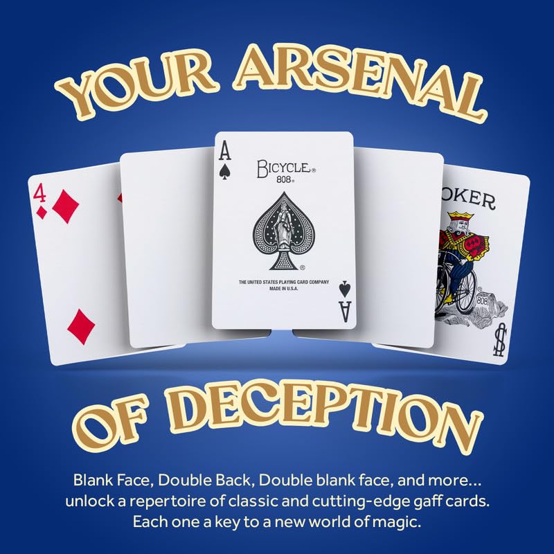Hat Trick Magic Ultimate Mixed Gaff Deck – Bicycle Rider Back Cards