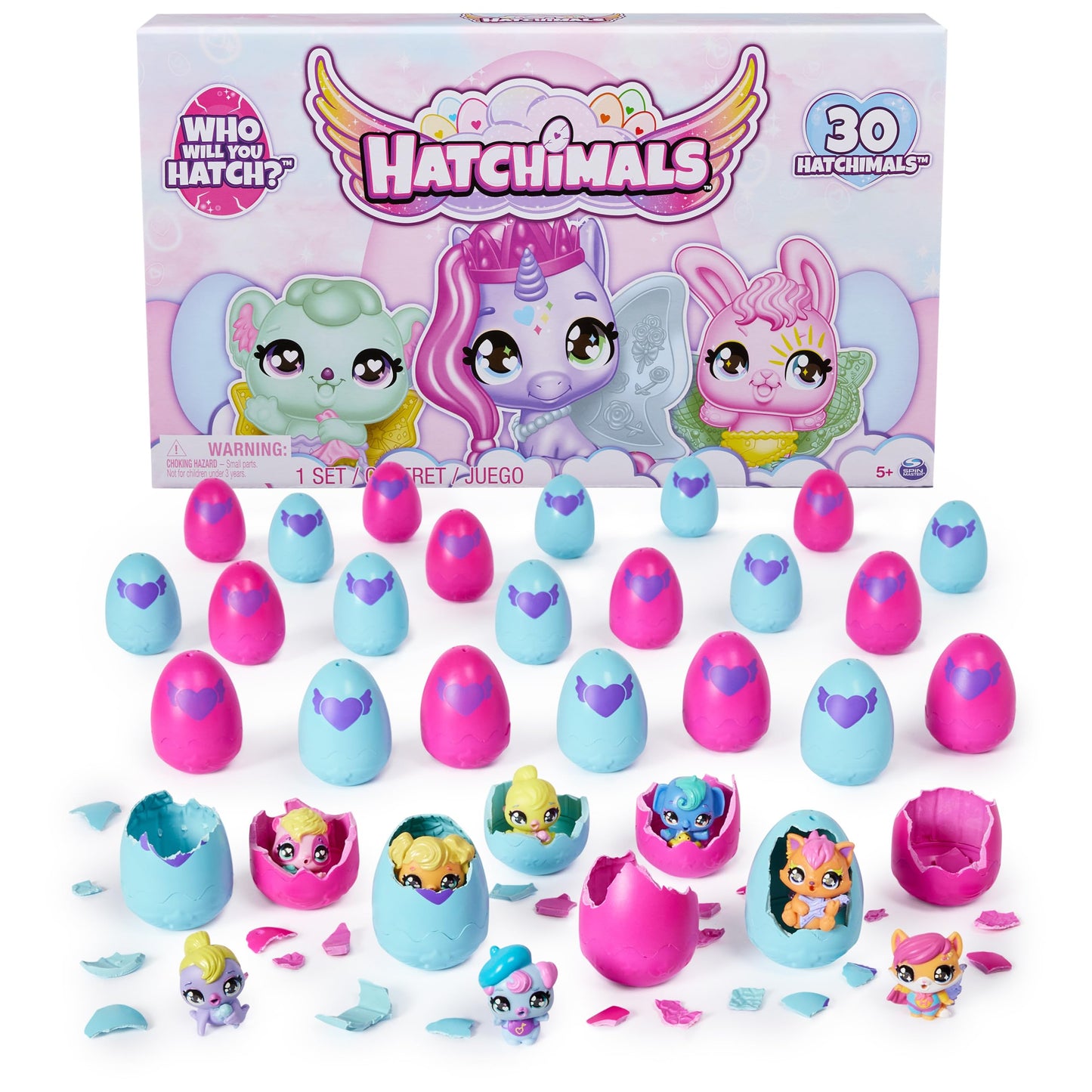 Hatchimals Alive Collectibles 30-Egg Mystery Value Pack – 30 Mini Figures