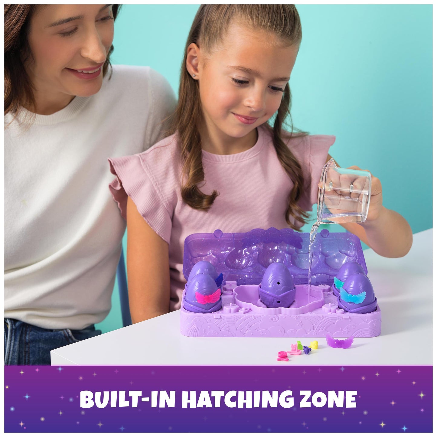 Hatchimals Alive Neon Rainbow Carton – 5 Neon Hatchimals & 11 Accessories