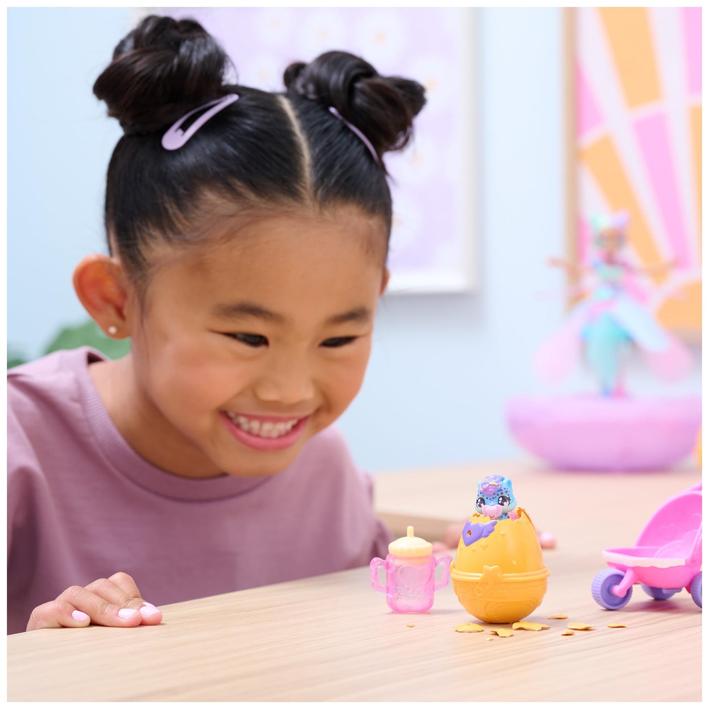Hatchimals Alive Hatch N’ Stroll Playset – Self-Hatching Eggs, Stroller & 2 Mini Figures