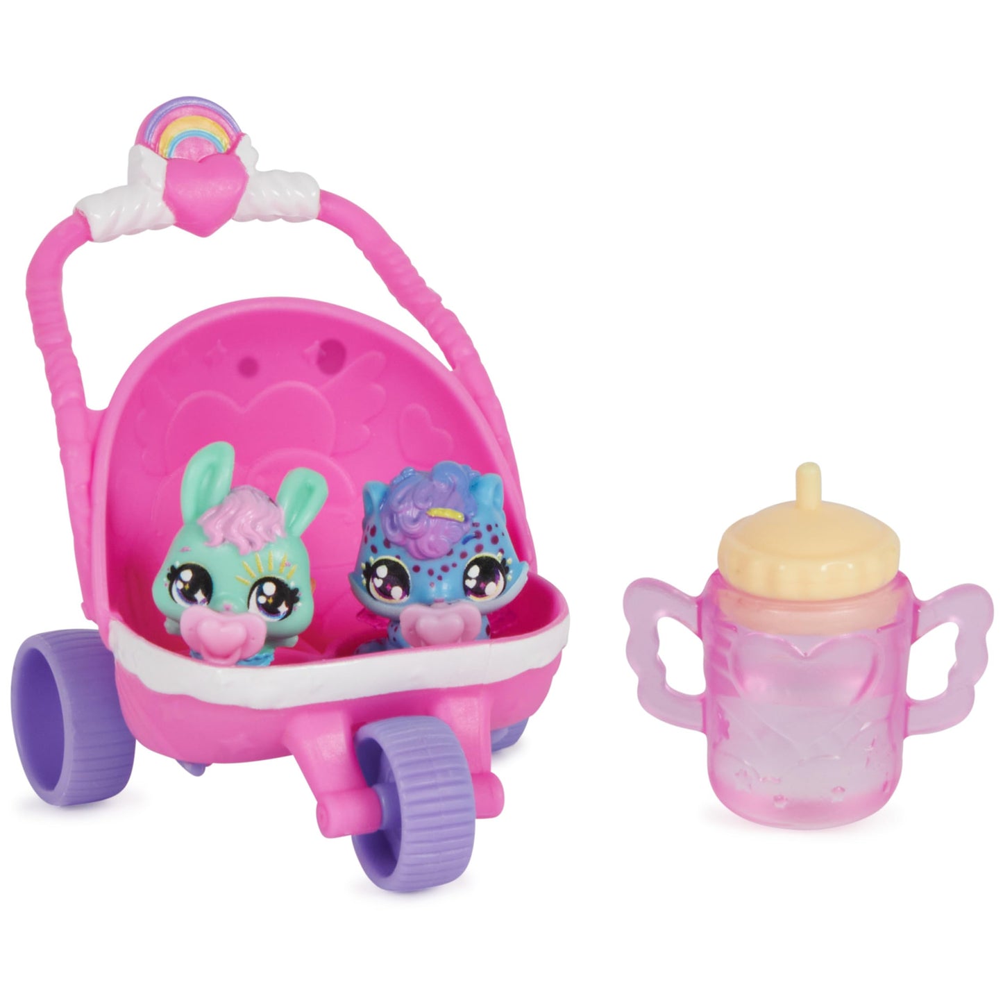 Hatchimals Alive Hatch N’ Stroll Playset – Self-Hatching Eggs, Stroller & 2 Mini Figures
