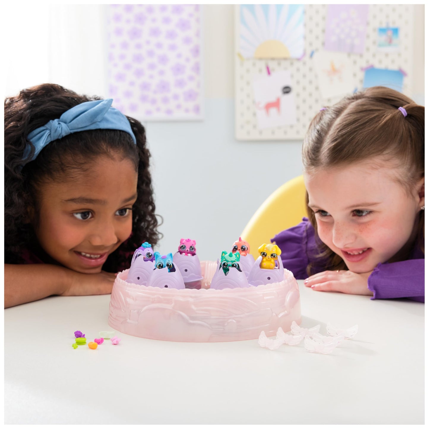 Hatchimals Alive Rainbow Hatchery: 6 Mini Figures & Color Reveal Eggs | Kids Toys 3+
