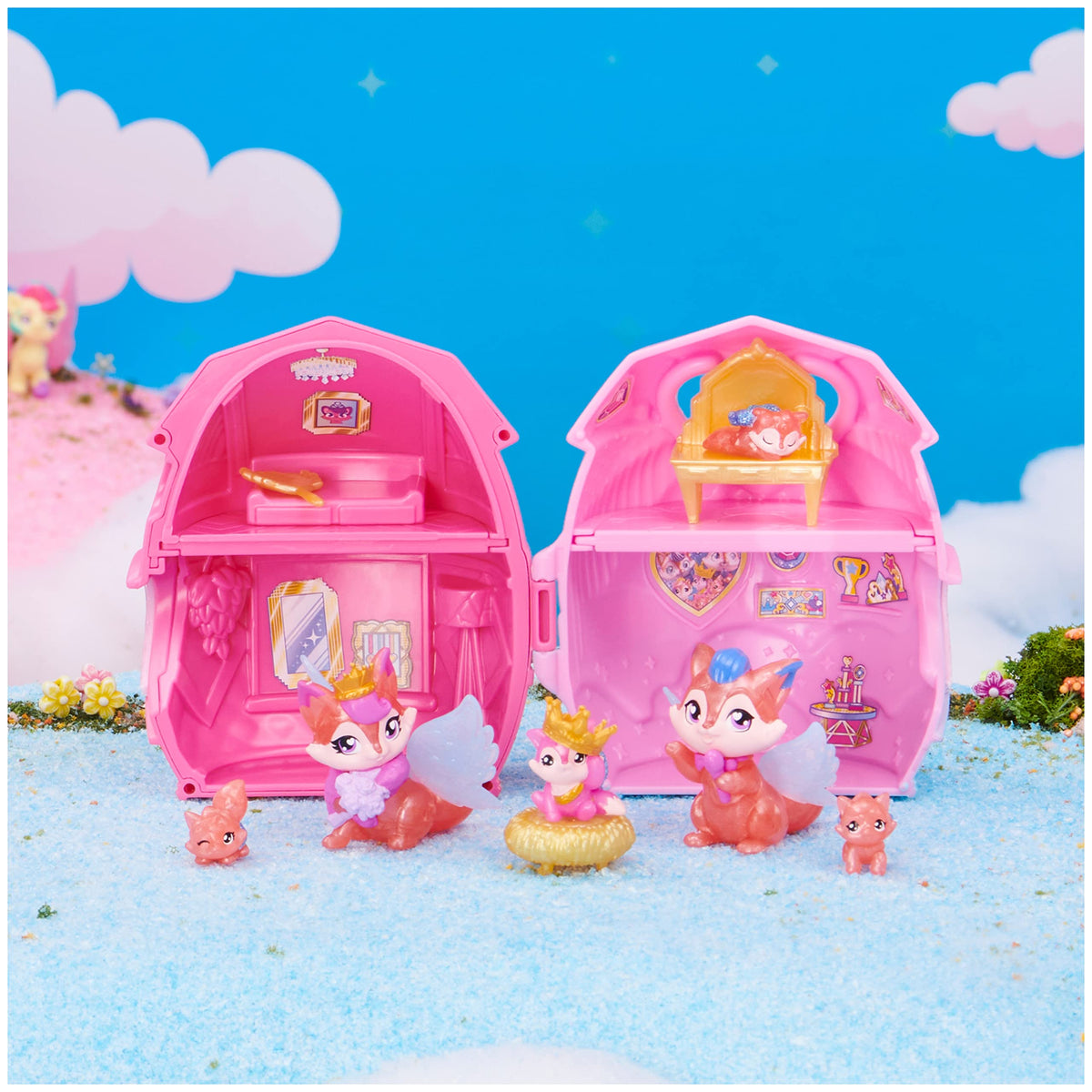 Hatchimals CollEGGtibles Family Pack Home Playset – 3 Characters + Up to 3 Babies | Ages 5+
