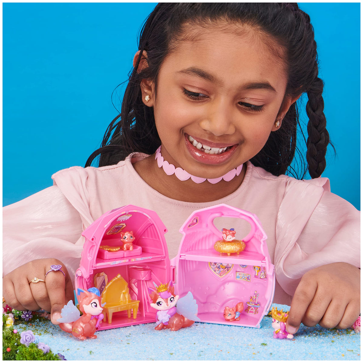 Hatchimals CollEGGtibles Family Pack Home Playset – 3 Characters + Up to 3 Babies | Ages 5+