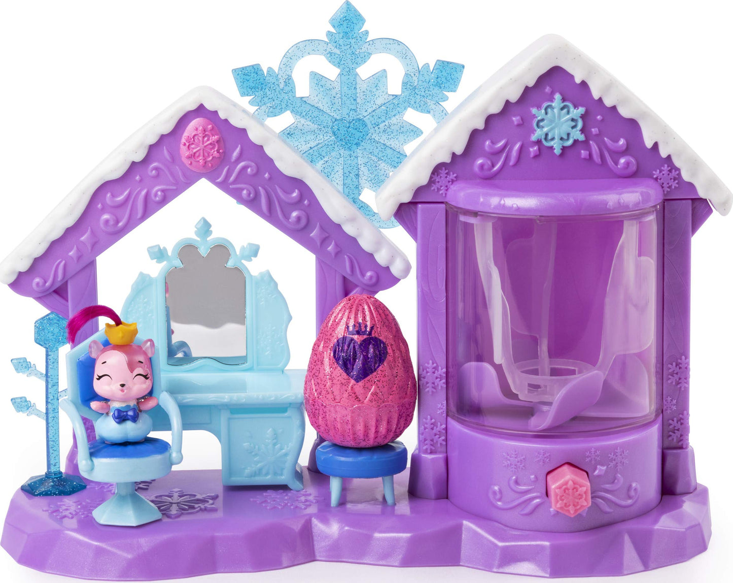 Hatchimals Glitter Salon Playset with 2 Exclusive Characters | CollEGGtibles