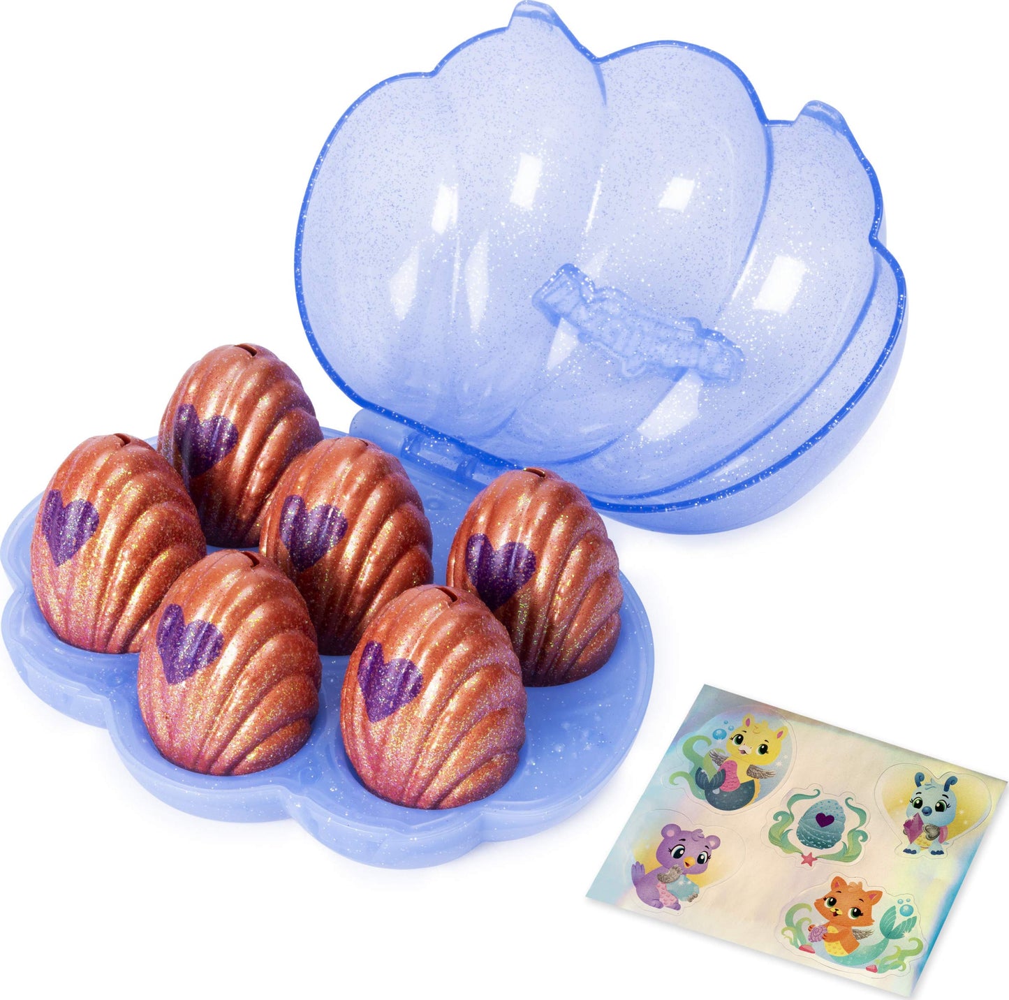 Hatchimals CollEGGtibles Sapphire Springs 6-Pack Shell Carrying Case – Season 5