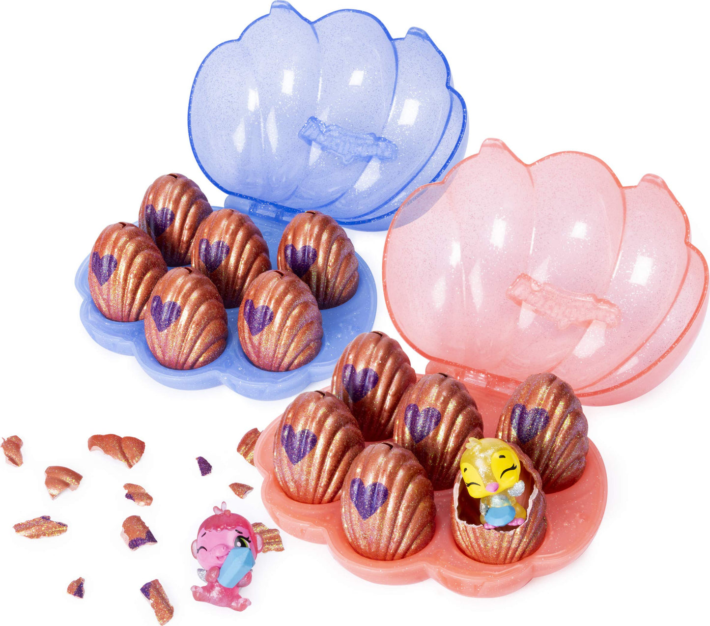 Hatchimals CollEGGtibles Sapphire Springs 6-Pack Shell Carrying Case – Season 5