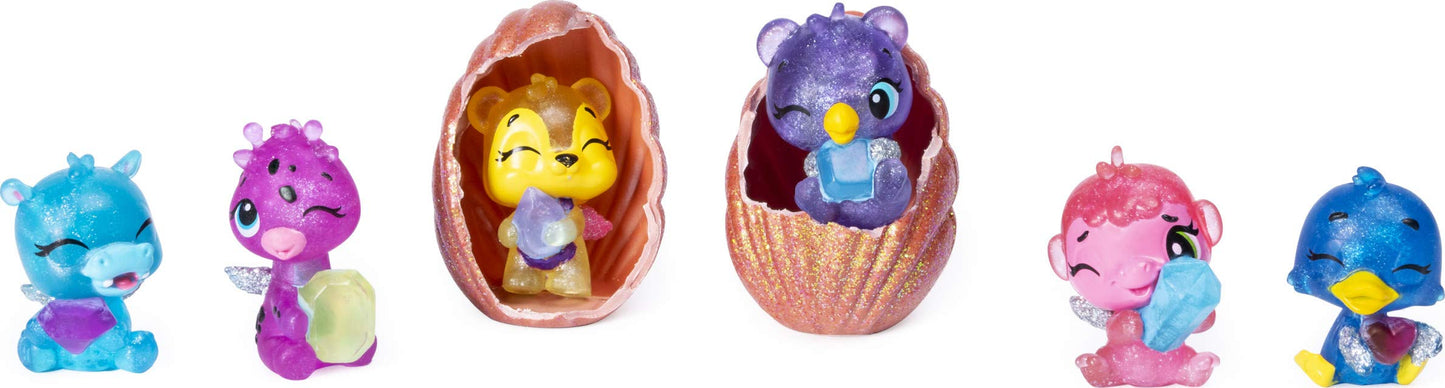 Hatchimals CollEGGtibles Sapphire Springs 6-Pack Shell Carrying Case – Season 5