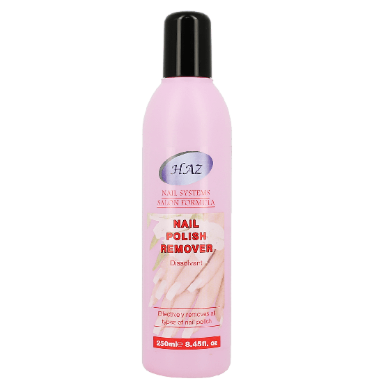 Haz Professional Nail Polish Remover for Fast, Gentle Removal 250ml/8.45 oz