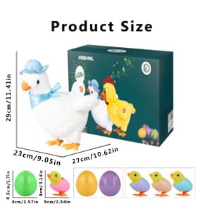 hbbhml Plush Electric Laying Egg Chicken Toy with Singing – Easter Fun for Kids