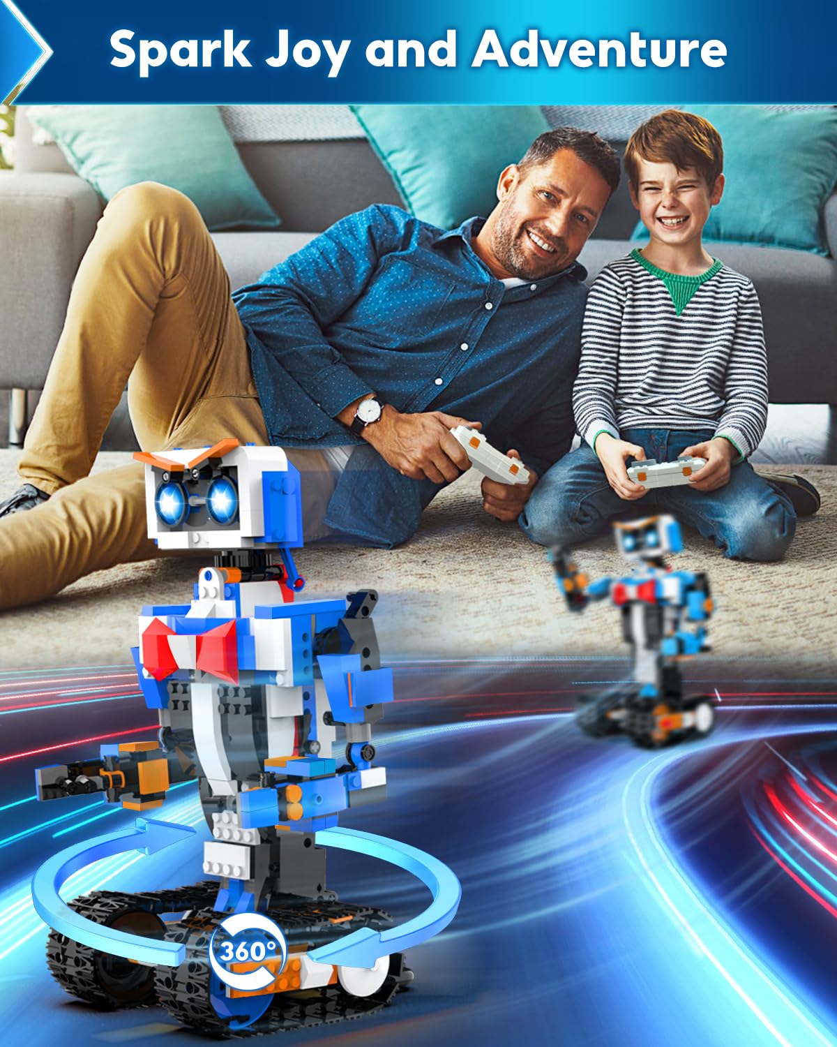 HBUDS Robot Building Kits for Kids – STEM Coding Toy for Ages 8-12