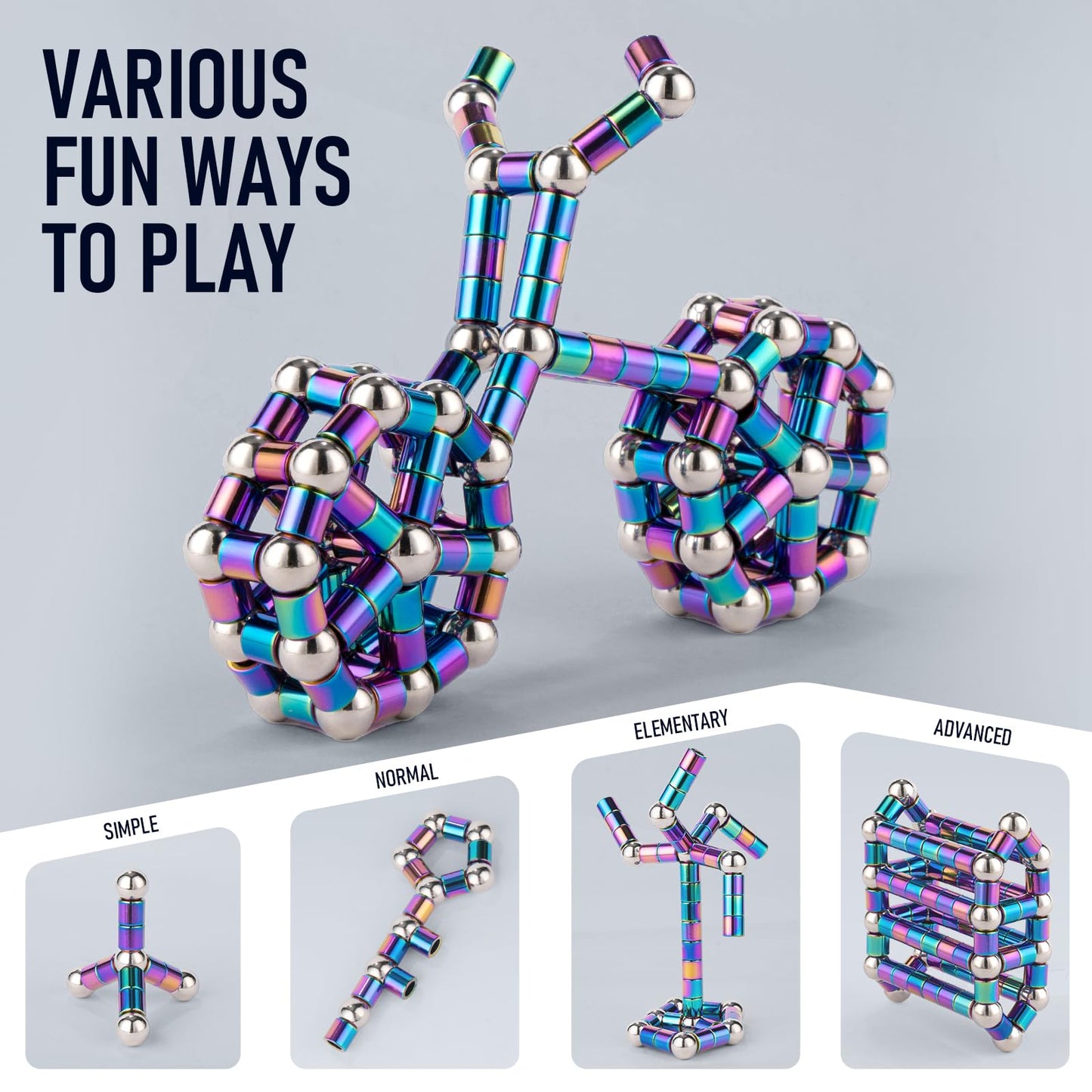 HBYLXTJ Color Fidget Pen – Magnetic Fidget Toy for Focus & Creative Breaks
