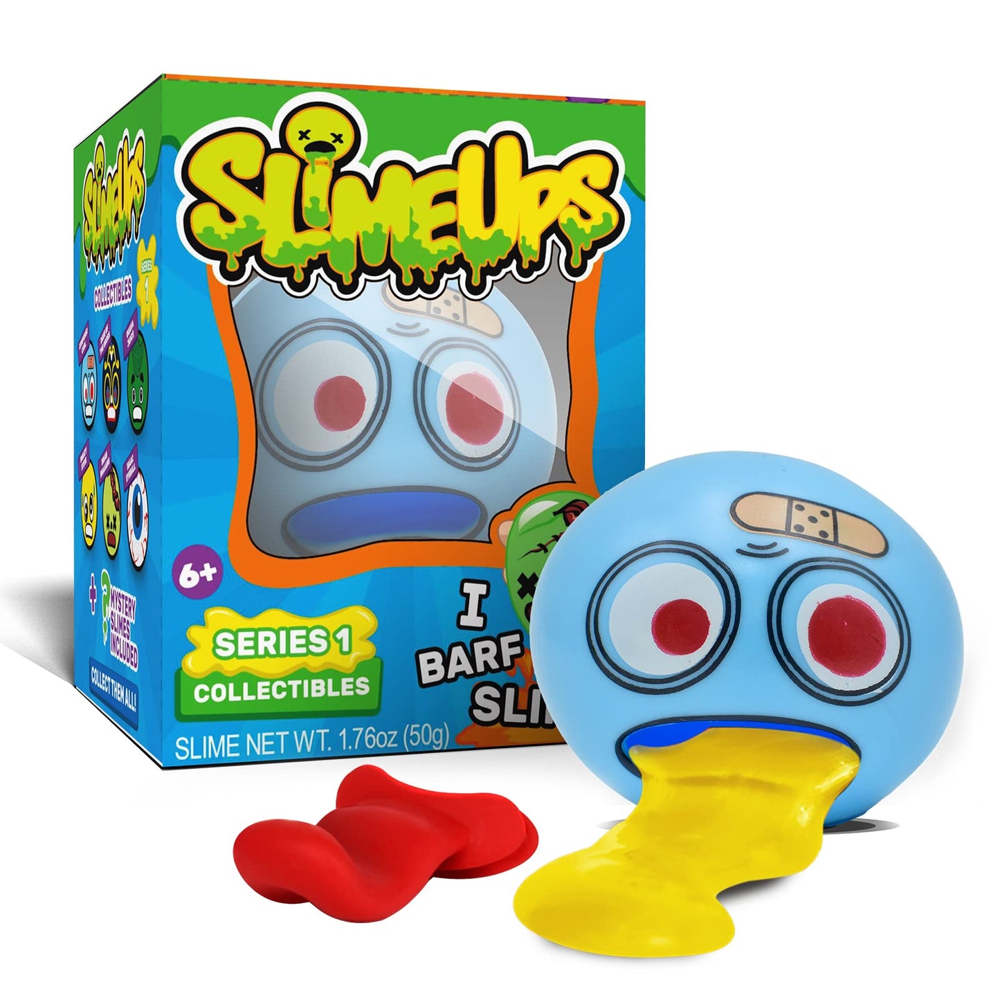 HCengTriz 3.2-In Puking Egg Stress Ball — Prank Fidget Toy for Kids & Adults