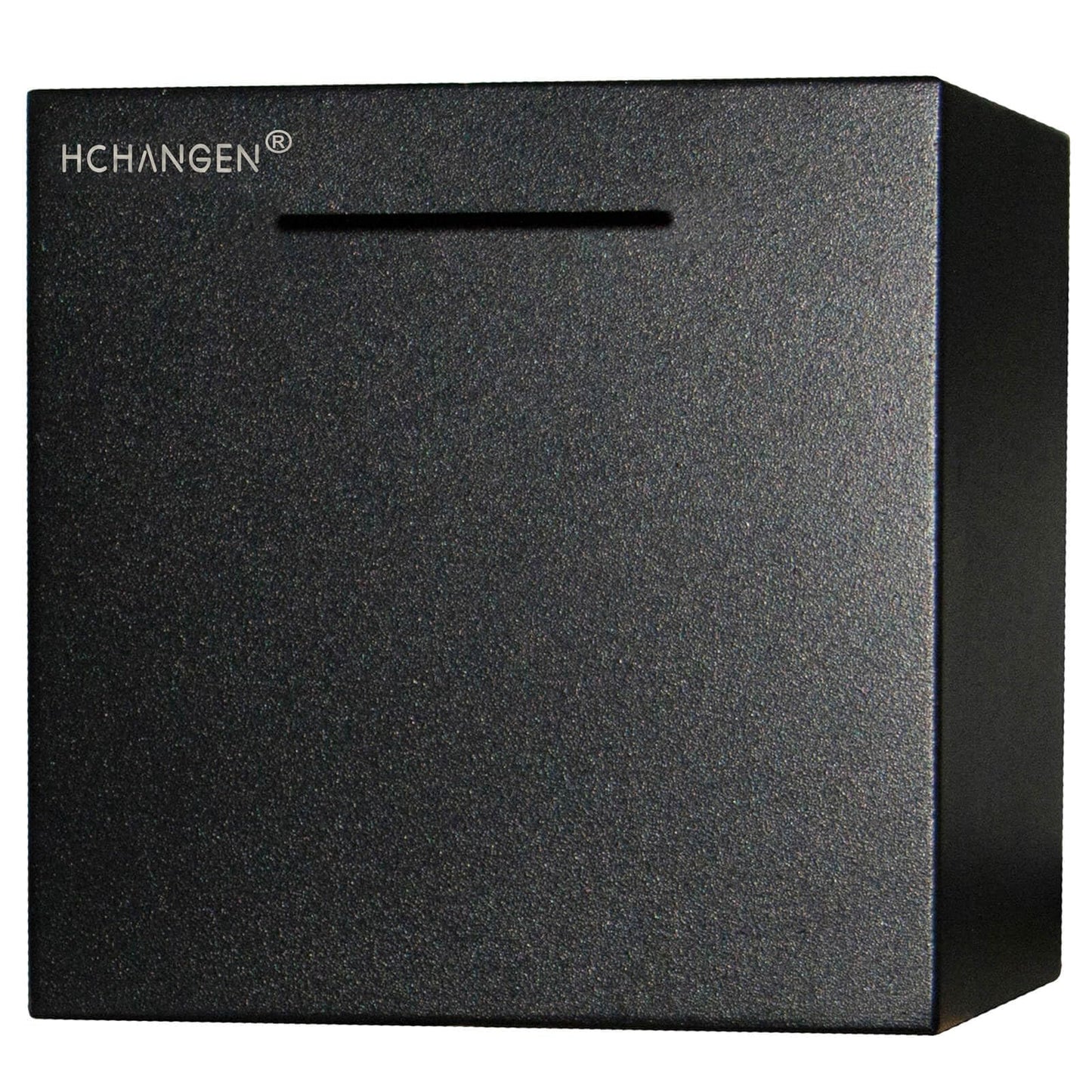 HCHANGEN Piggy Bank for Adults – Stainless Steel Break-Open Money Box (7.5in, Black)