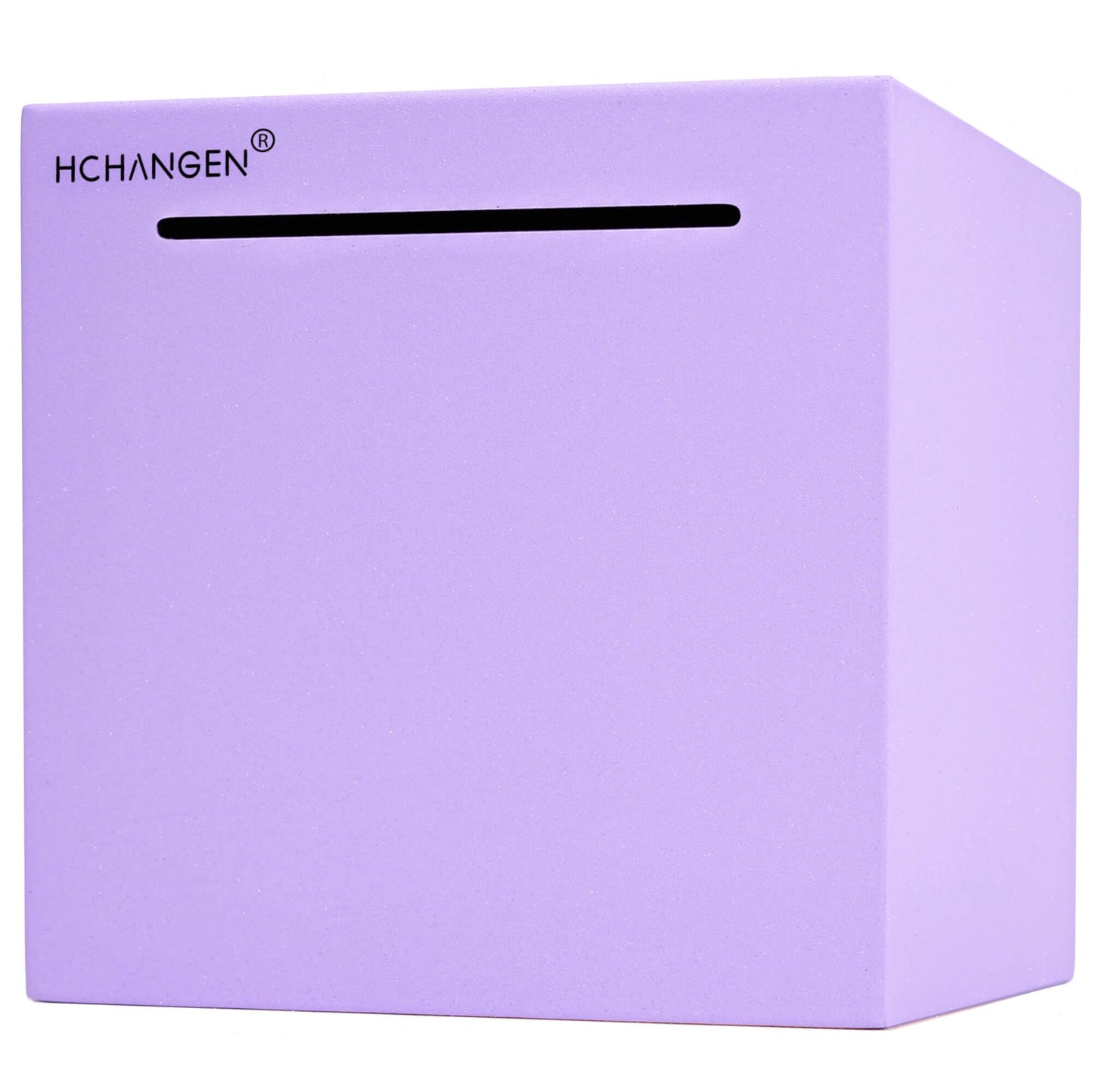 HCHANGEN Piggy Bank for Adults – Stainless Steel Money Box, Must-Break to Open (Purple, 4.72 in)