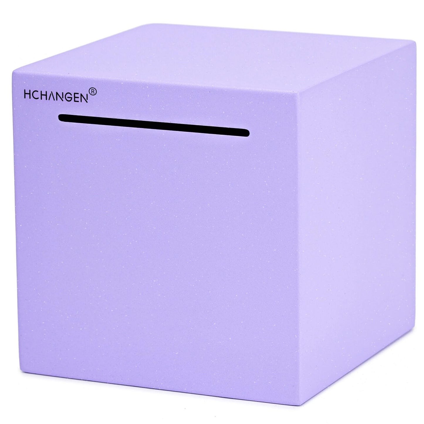 HCHANGEN Piggy Bank for Adults – Stainless Steel Money Box, Must-Break to Open (Purple, 4.72 in)