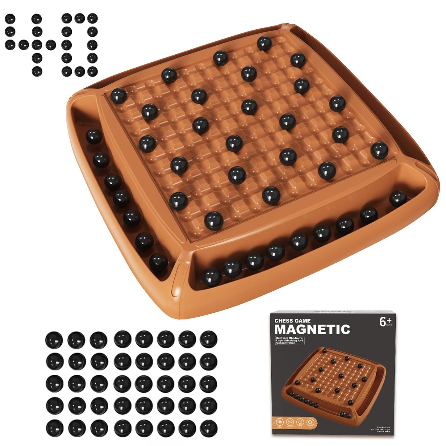 Hcusus Magnet Game – Magnetic Chess for 2-4 Players | Family Night