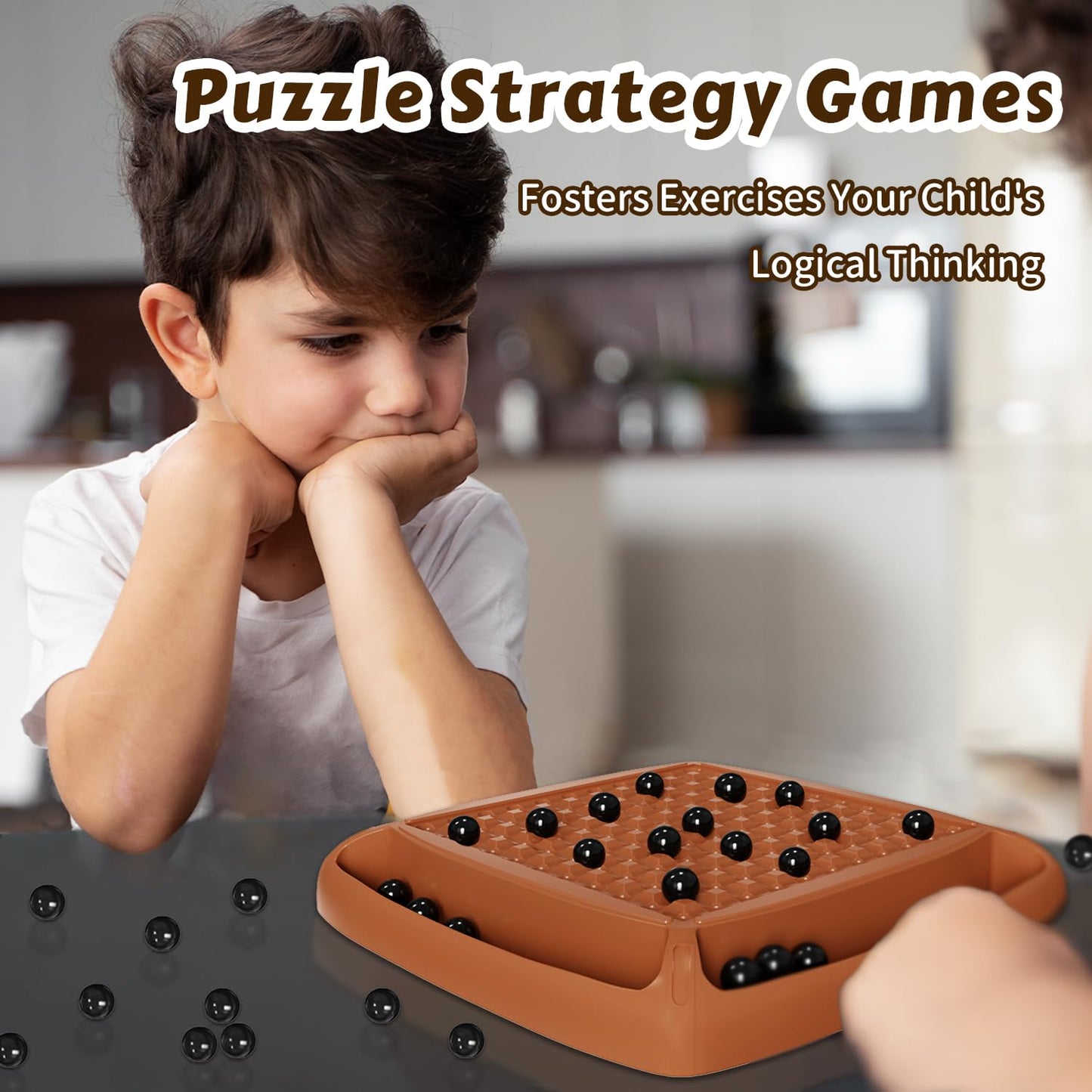 Hcusus Magnet Game – Family Board Game for 2-4 Players | Magnetic Chess Set for Kids & Adults