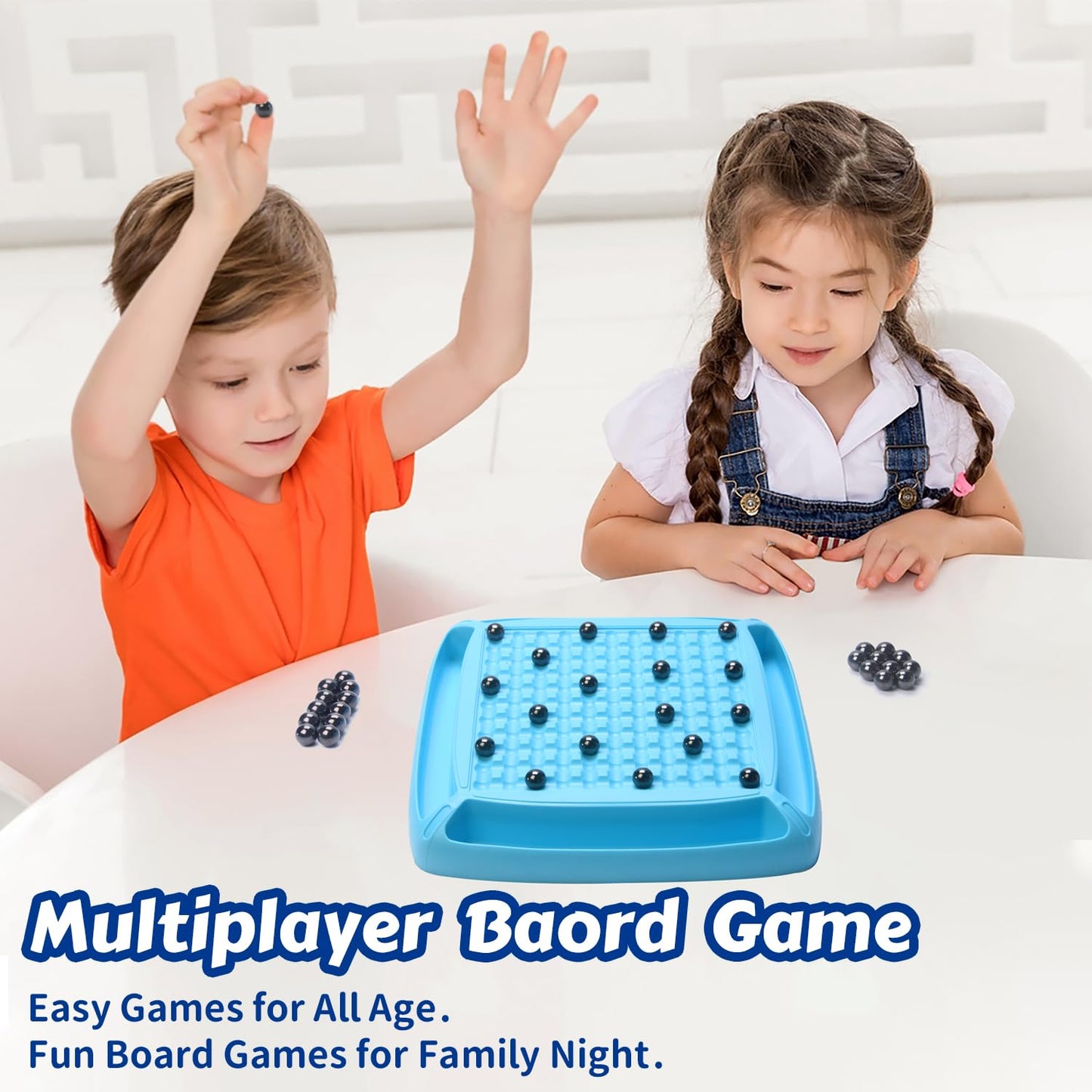 Hcusus Magnet Game — Magnetic Chess for 2-4 Players, Portable Family Night