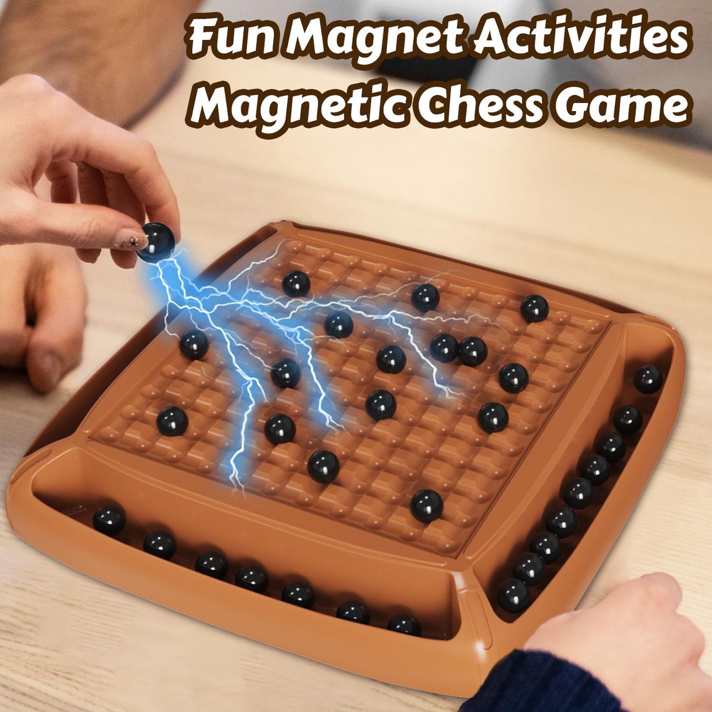Hcusus Magnet Game – Family Board Game for 2-4 Players | Magnetic Chess Set for Kids & Adults
