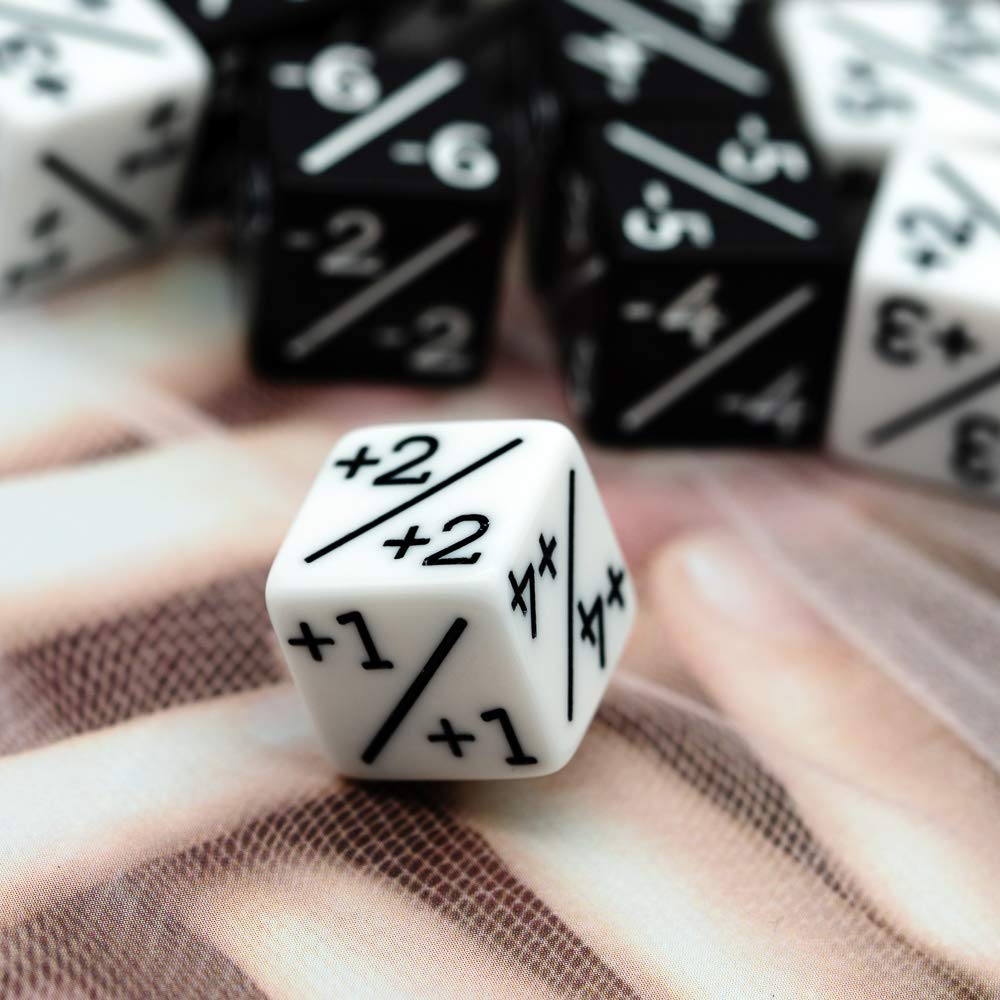 HDdais Token Dice Counters – 12-Piece D6 Dice for Card Games