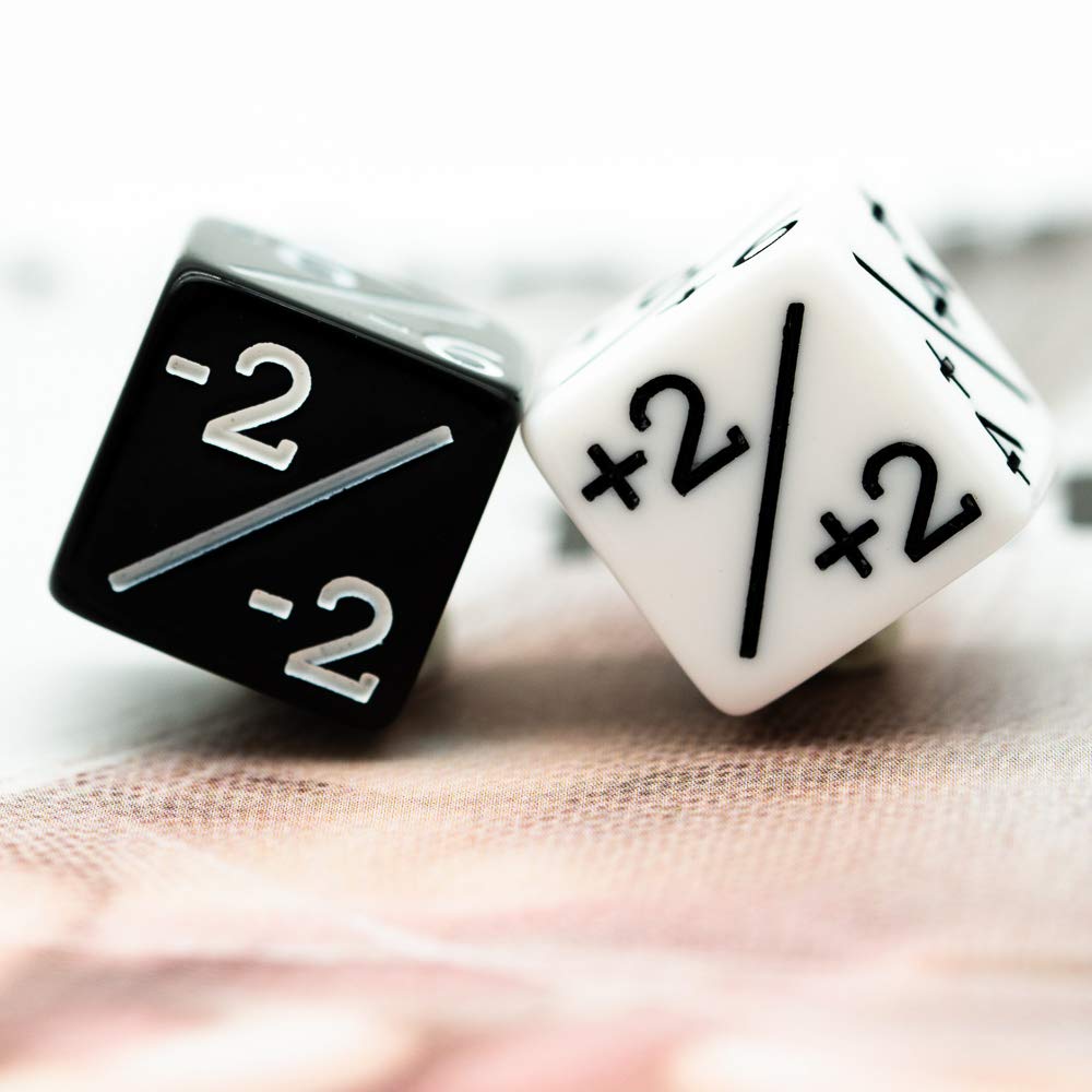 HDdais Token Dice Counters – 12-Piece D6 Dice for Card Games