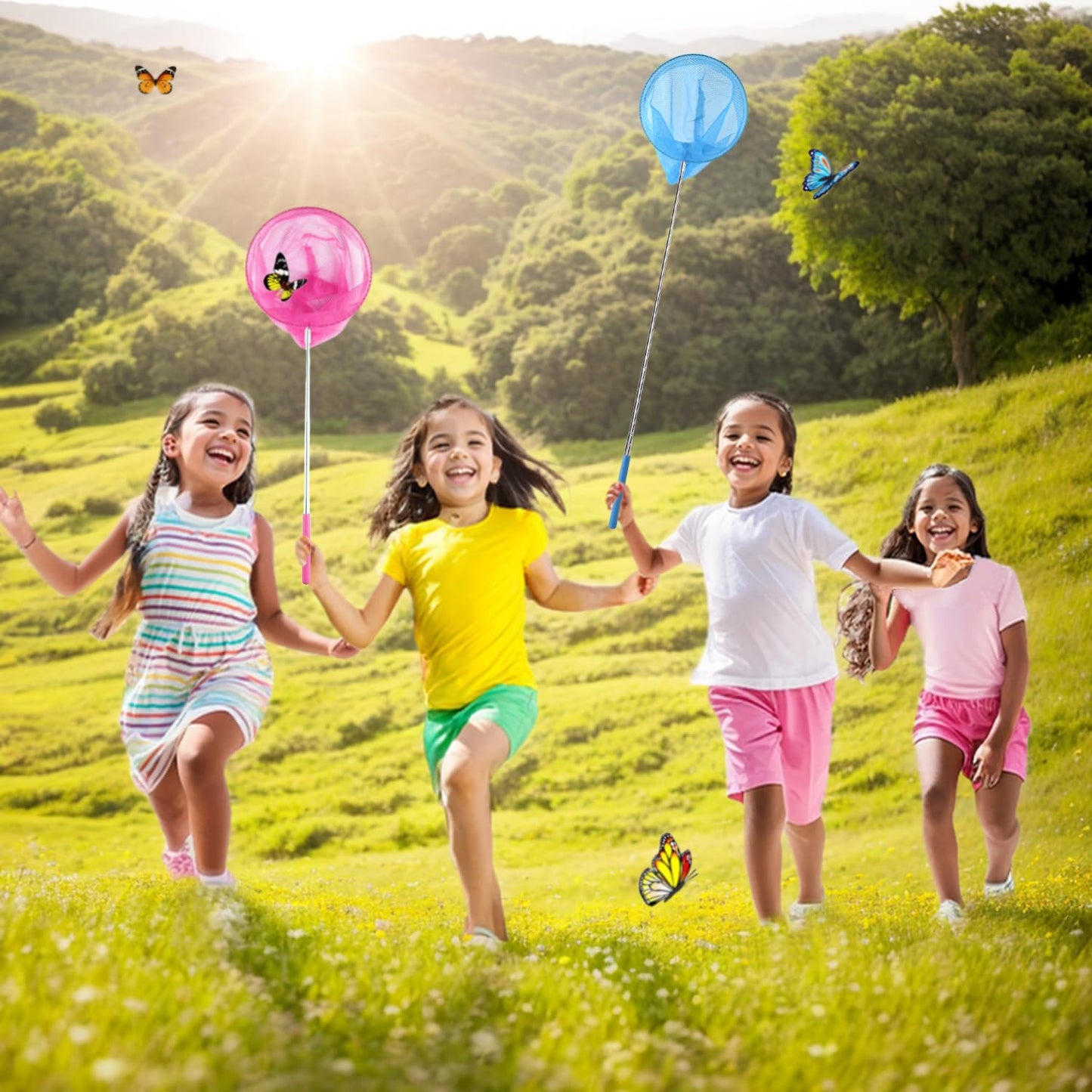 HDongany Outdoor Telescopic Bug-Catching Nets (2 Pack) – Kids Nature Exploration