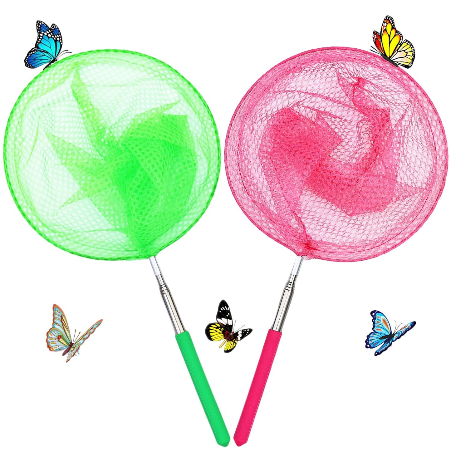 HDongany Outdoor Telescopic Bug-Catching Nets (2 Pack) – Kids Nature Exploration