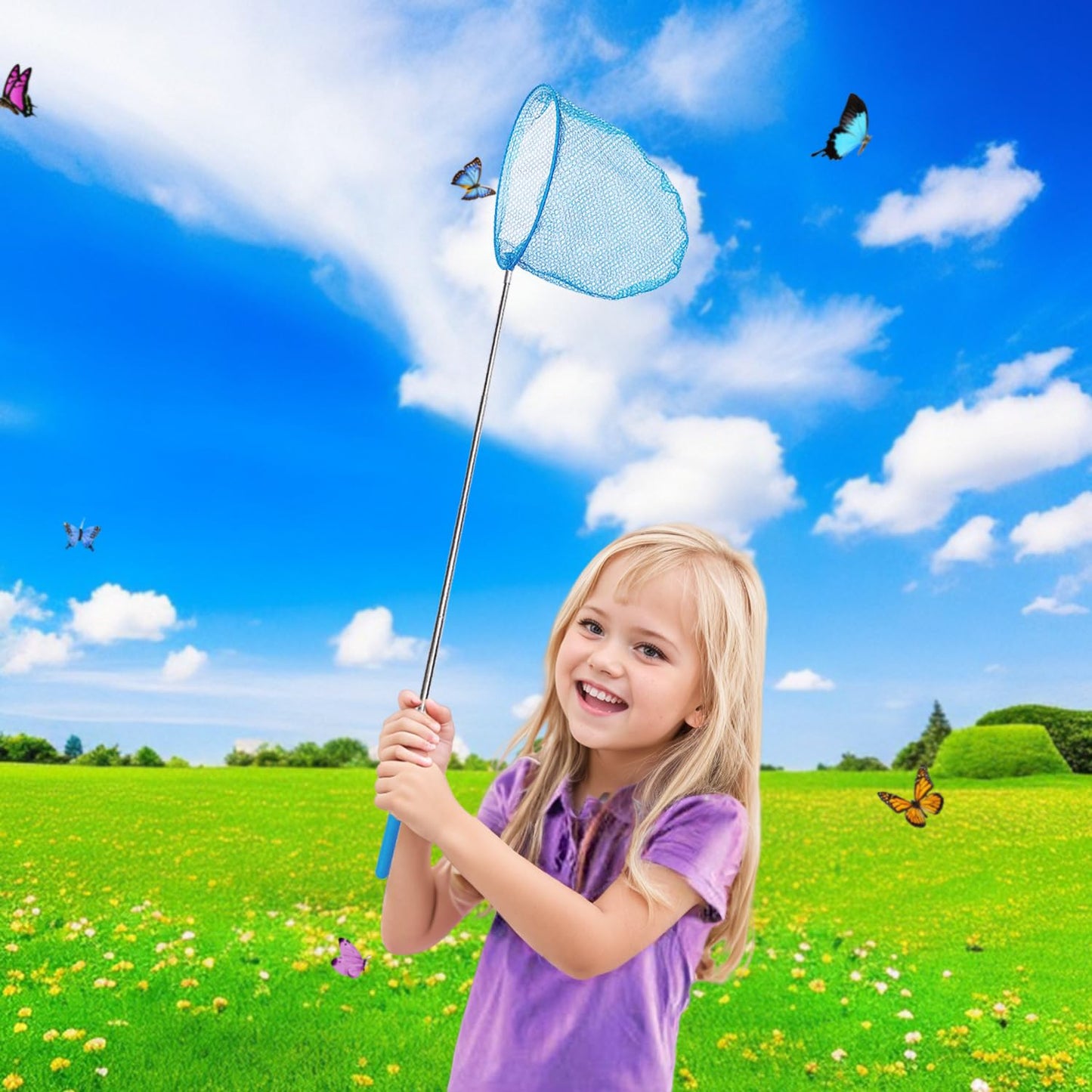HDongany Outdoor Telescopic Bug-Catching Nets (2 Pack) – Kids Nature Exploration
