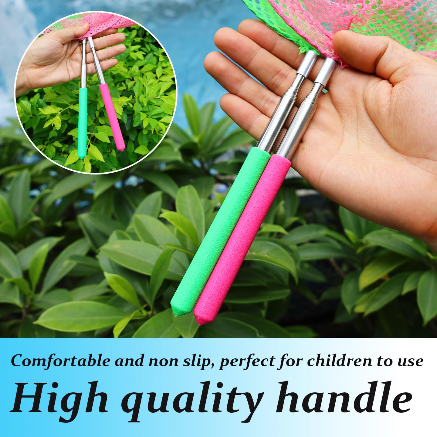 HDongany Outdoor Telescopic Bug-Catching Nets (2 Pack) – Kids Nature Exploration
