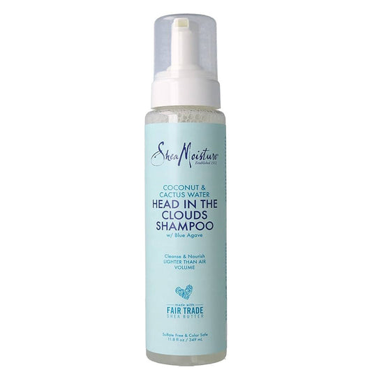 Shea Moisture Head in the Clouds Shampoo for Voluminous, Airy Hair for Fine & Flat Hair 11.5 oz