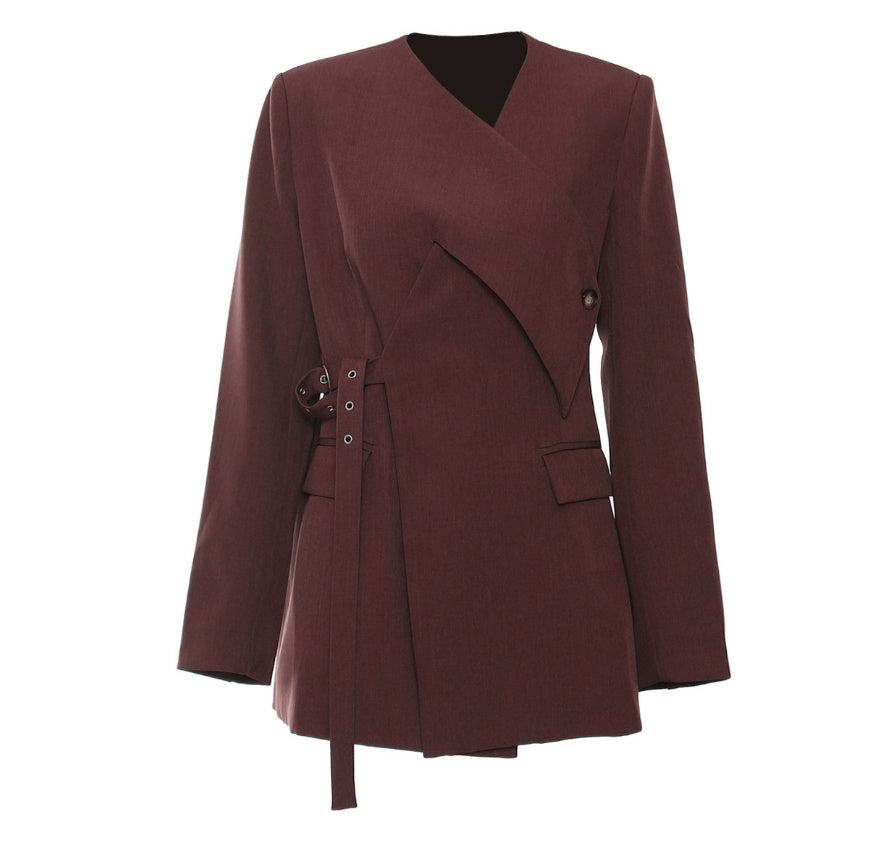 Heavy Corns Waist-tight Suit Jacket