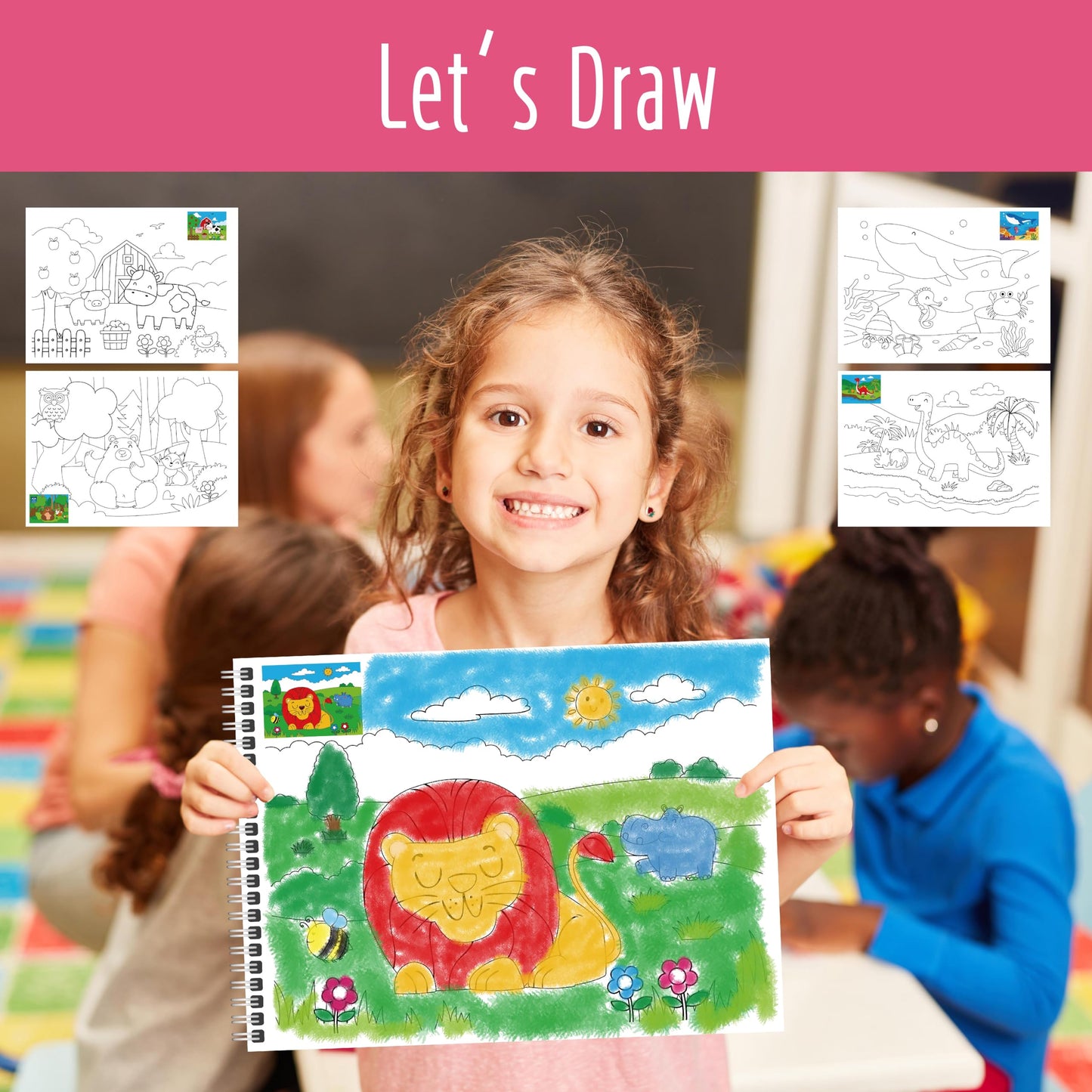 Hebayy Animal Habitat Sticker Book: 780+ Stickers, 15 Habitat Scenes, Side-by-Side Learning for Kids